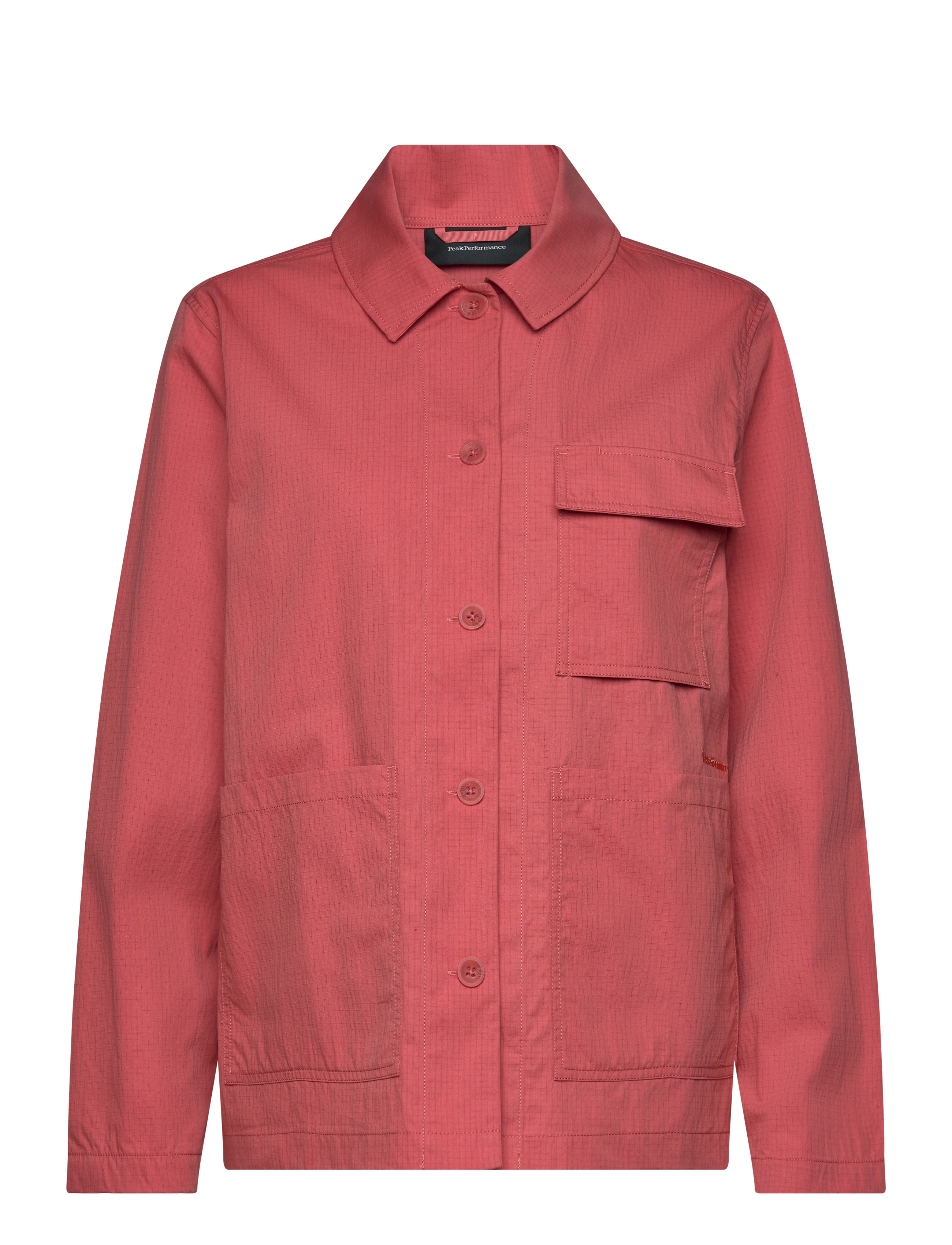 PEAK PERFORMANCE W Ripstop Overshirt Pink - M - Damen
