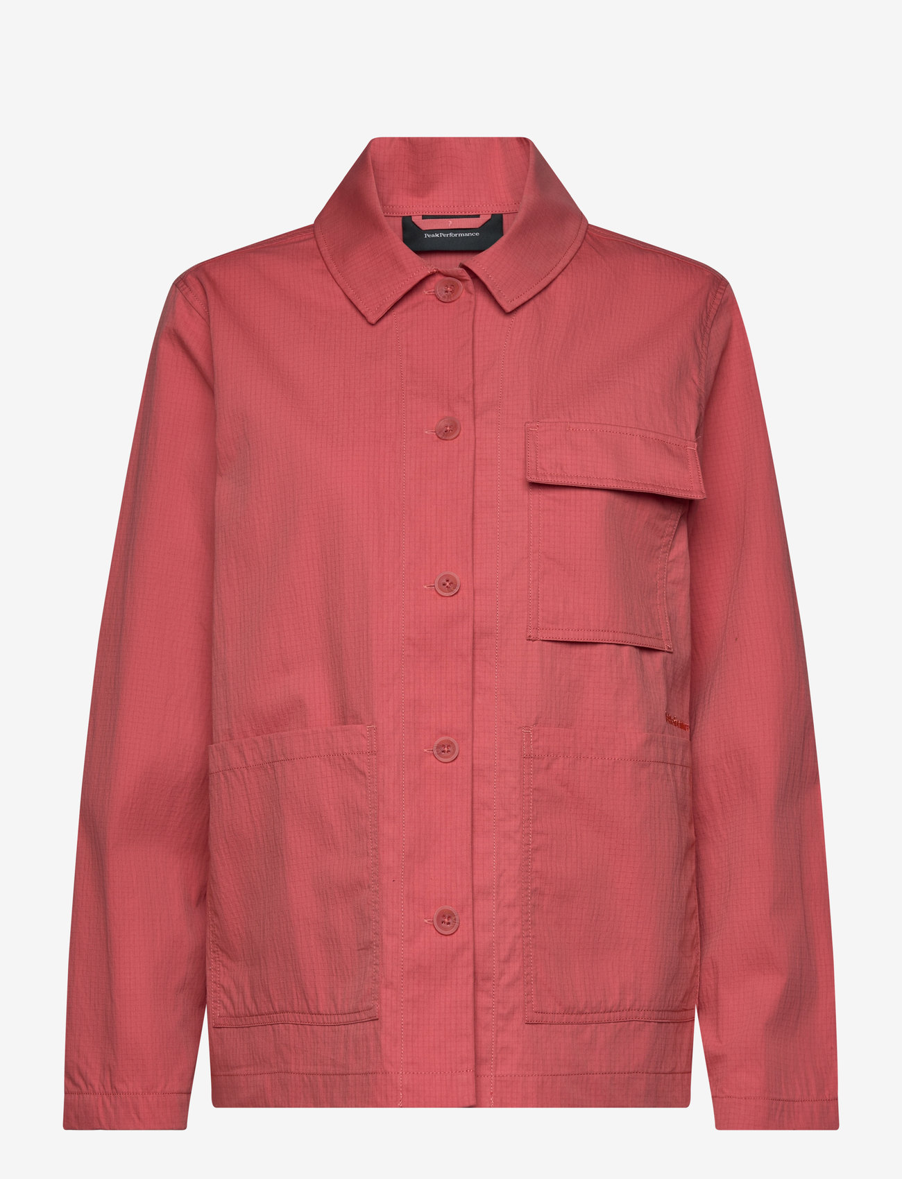 Peak Performance - W Ripstop Overshirt - hemden - trek pink - 0