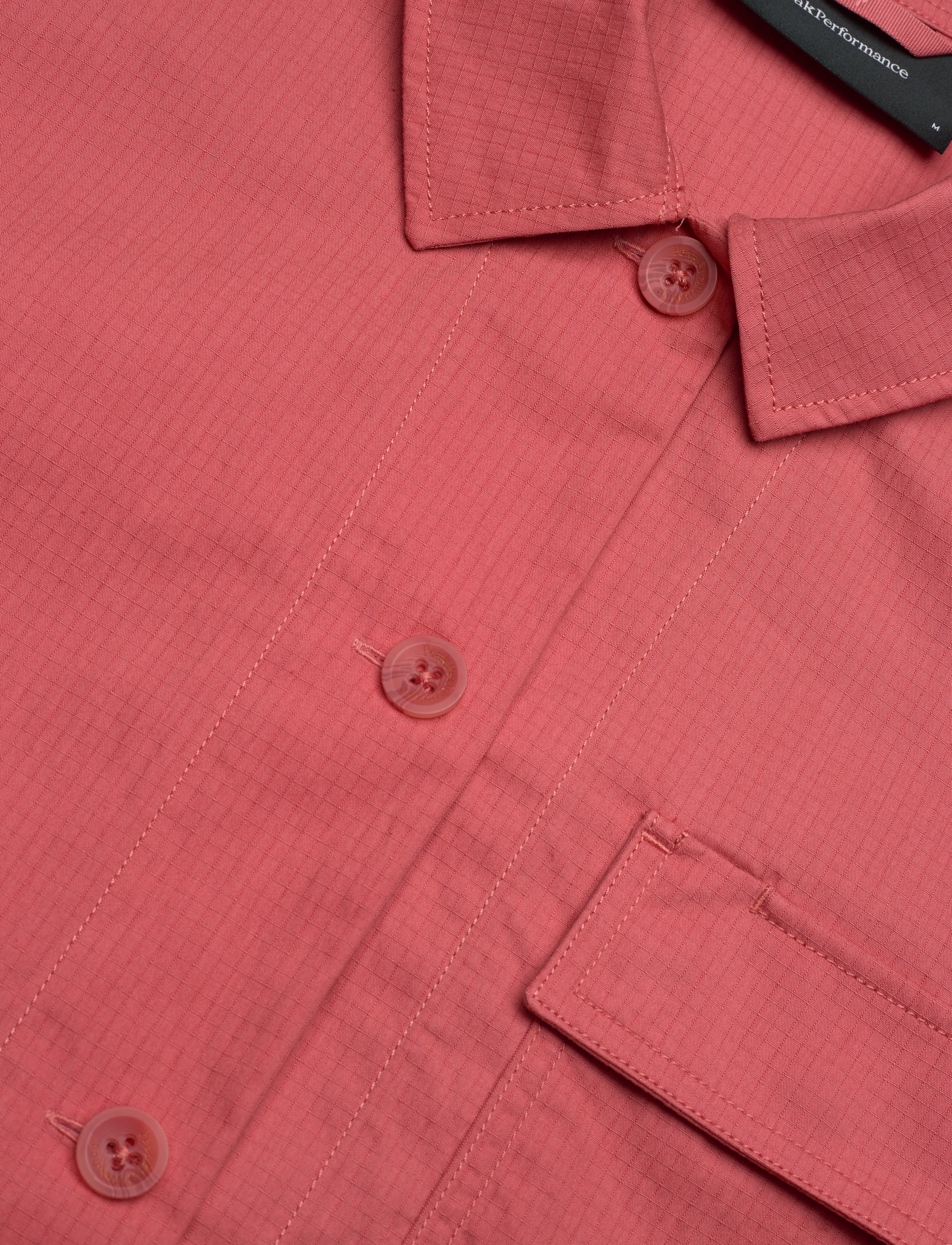 Peak Performance - W Ripstop Overshirt - särgid - trek pink - 2