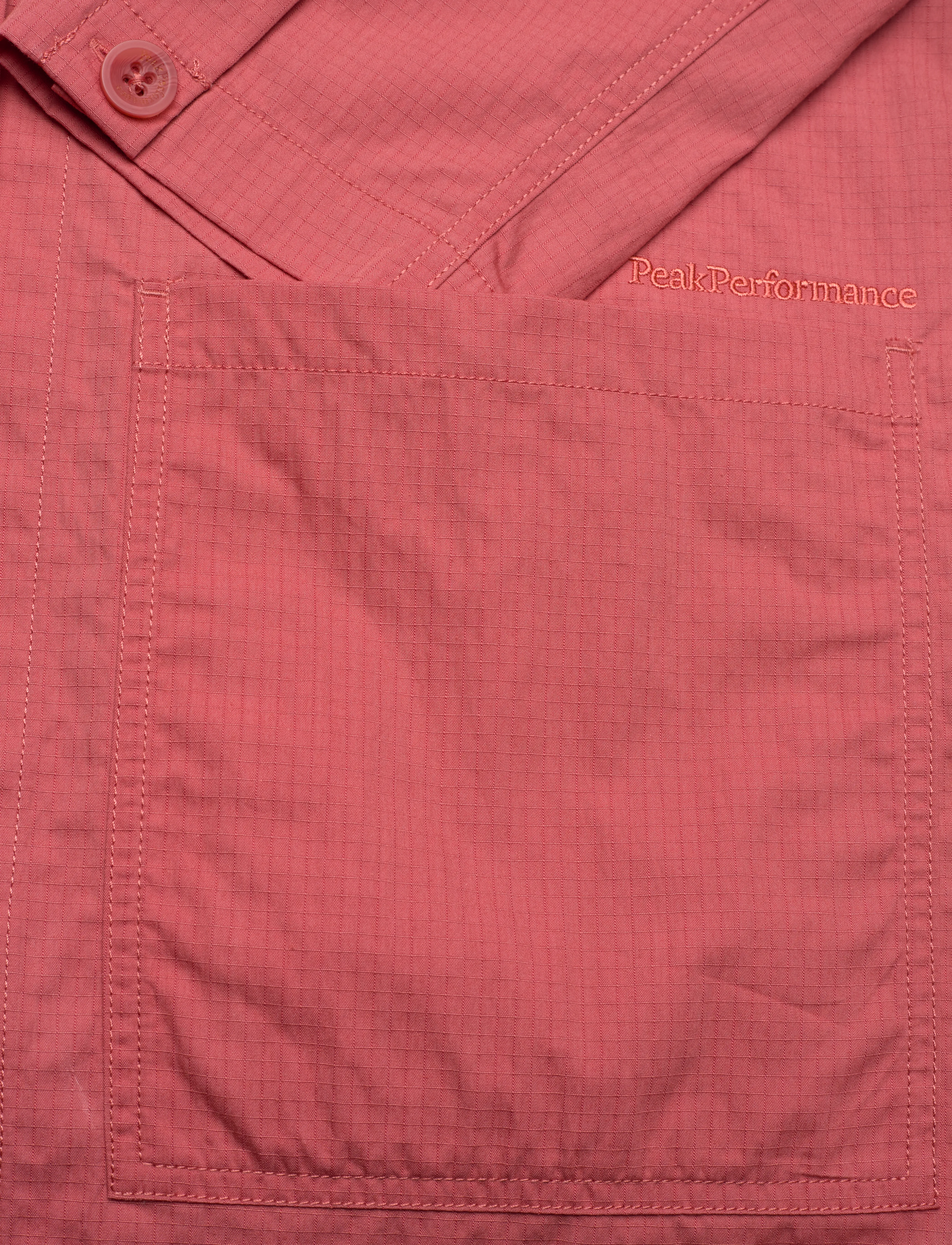 Peak Performance - W Ripstop Overshirt - särgid - trek pink - 3