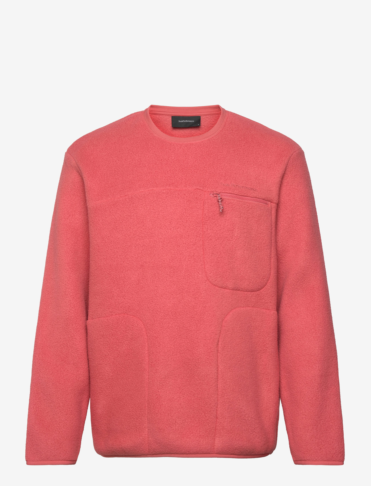 Peak Performance - M Fleece Crew - fleece - trek pink - 0