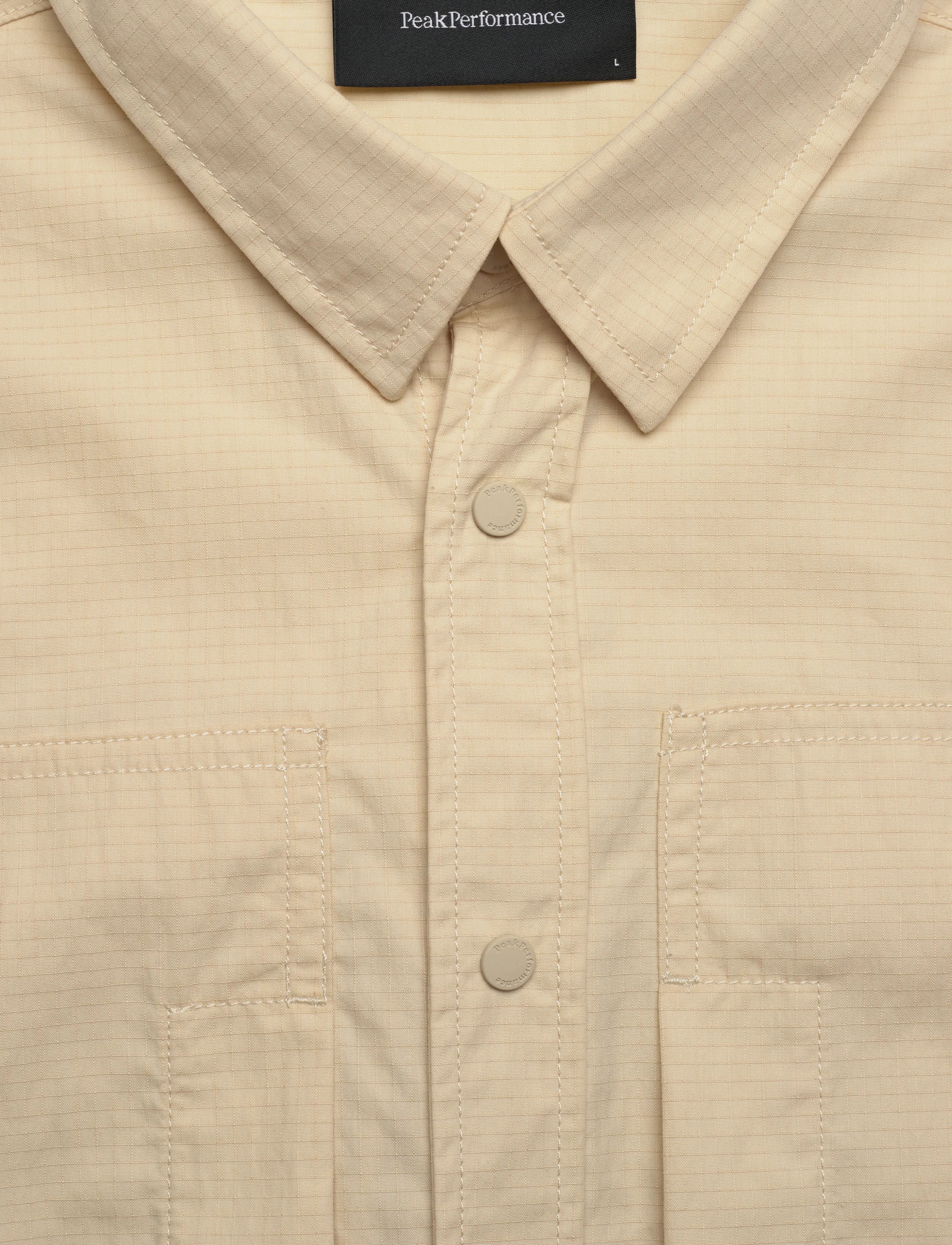 Peak Performance - M Ripstop Shirt - särgid - sand fog - 2
