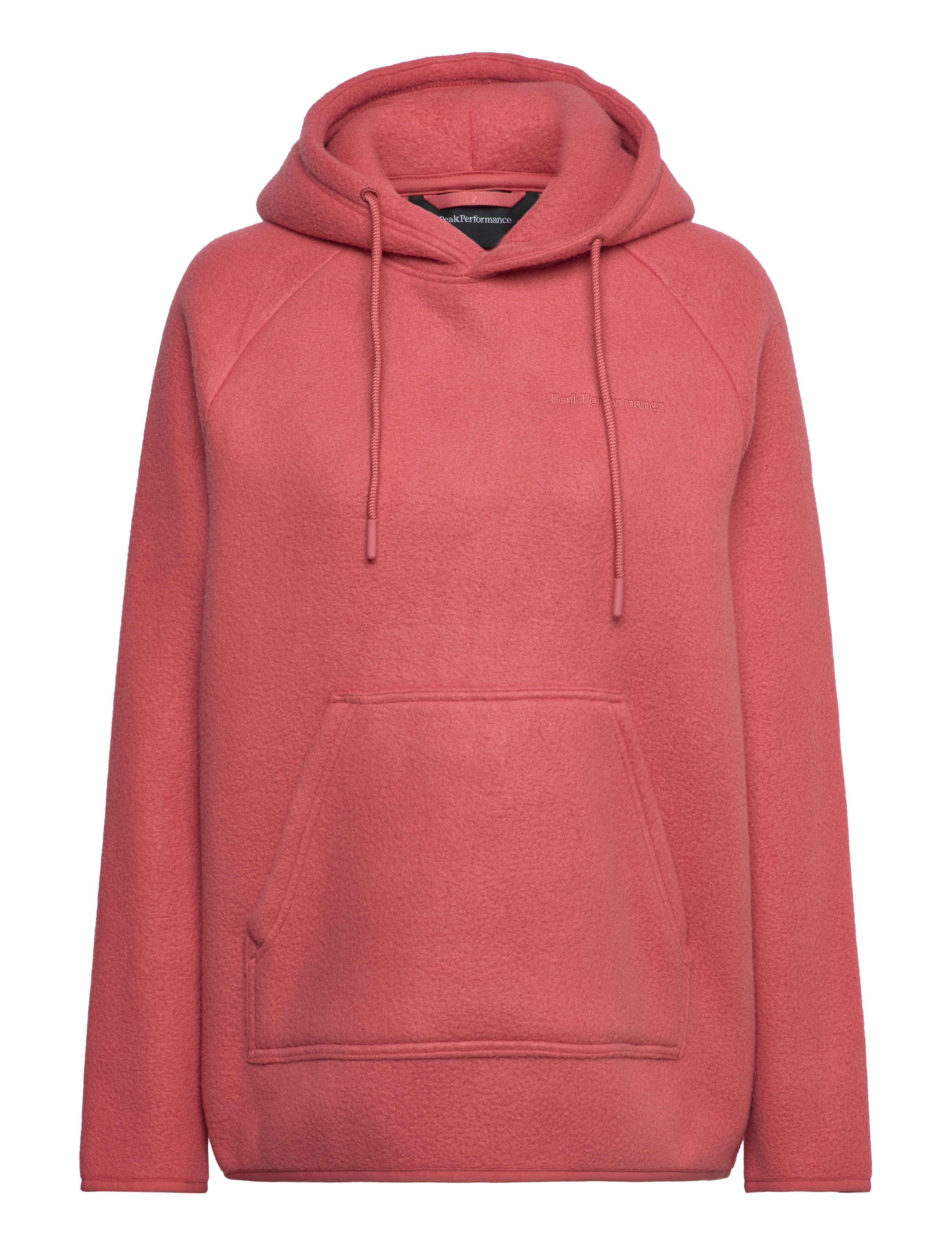 M Fleece Hood - TREK PINK