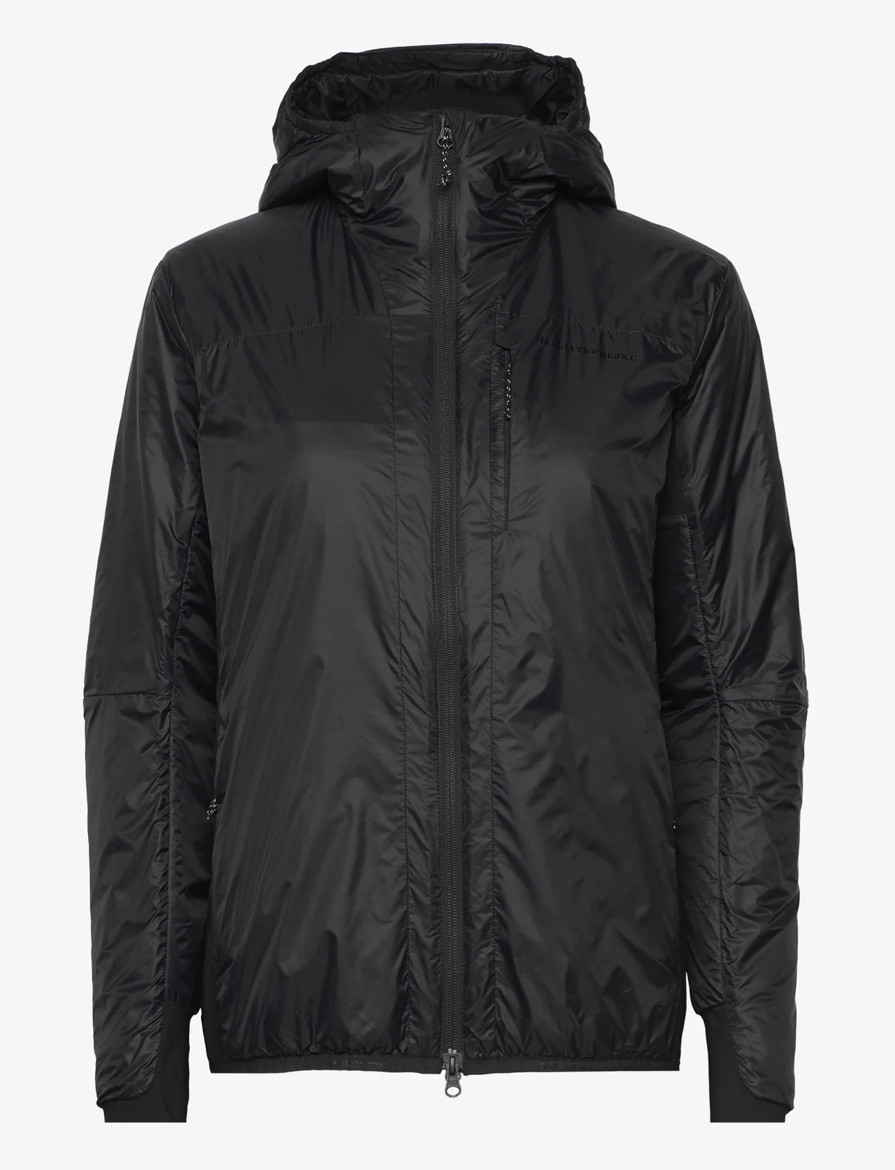 Peak Performance - W Radiance Hood Jacket-BLACK - winter jacket - black - 0