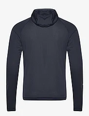 Peak Performance - M Light Zip Hood Fleece - mid layer jackets - salute blue - 1