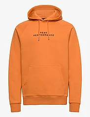 Peak Performance - M SPW Hoodie - džemperi ar kapuci - orange flare - 0