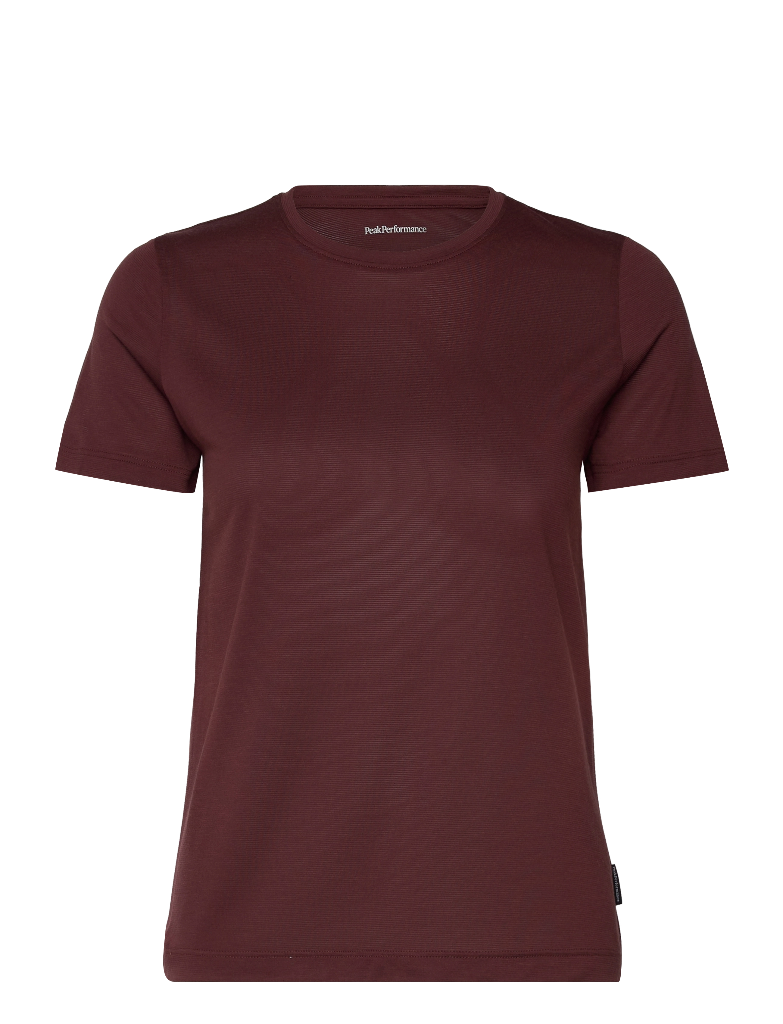 PEAK PERFORMANCE W Delta Ss Burgundy - XS - Damen