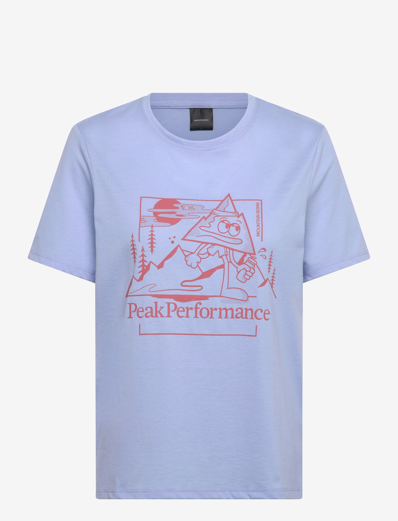 Peak Performance - W Explore Graphic Tee - t-shirts - amity blue - 0