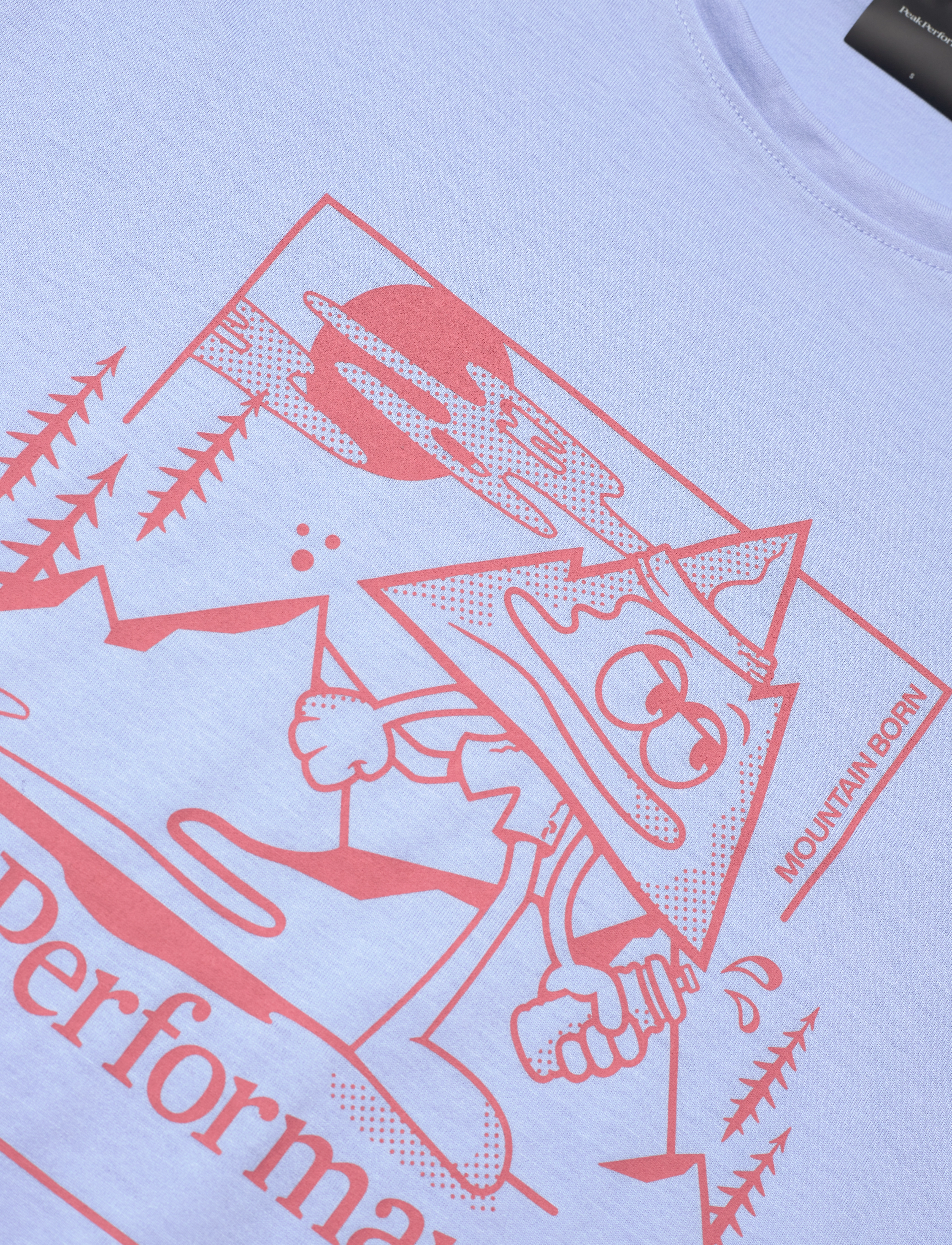 Peak Performance - W Explore Graphic Tee - t-shirts - amity blue - 2