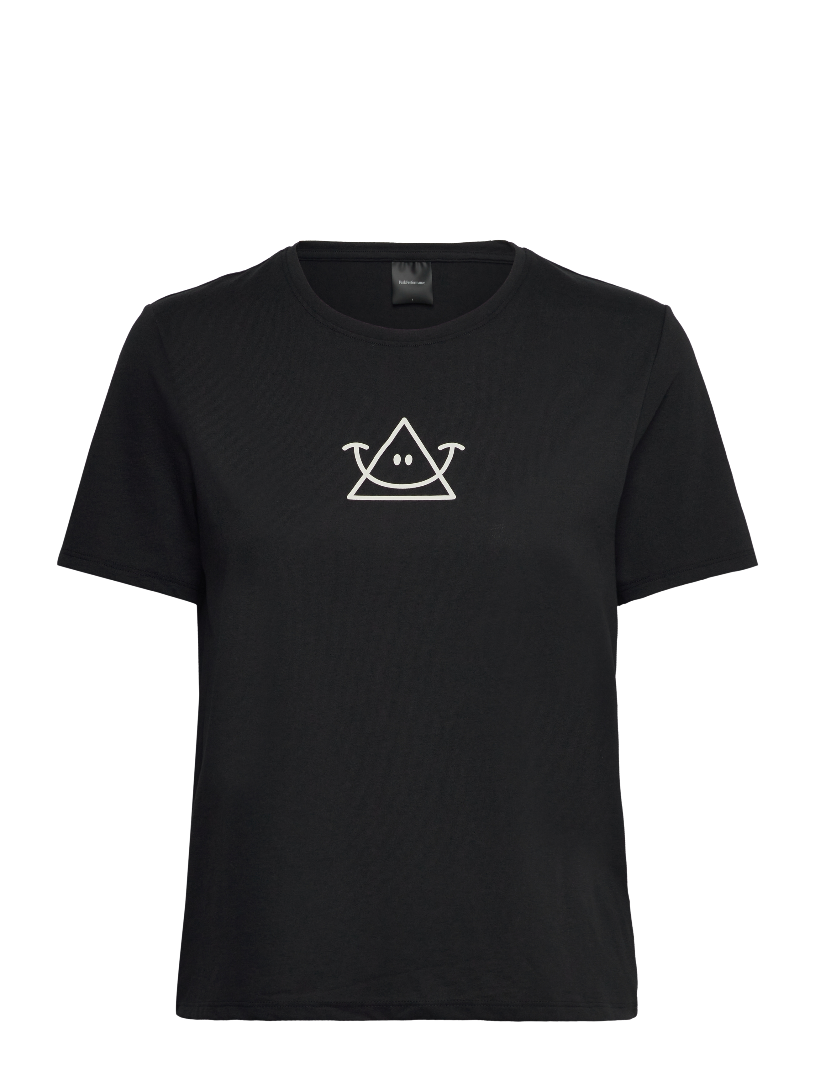 PEAK PERFORMANCE W Explore Graphic Tee Schwarz - XS - Damen