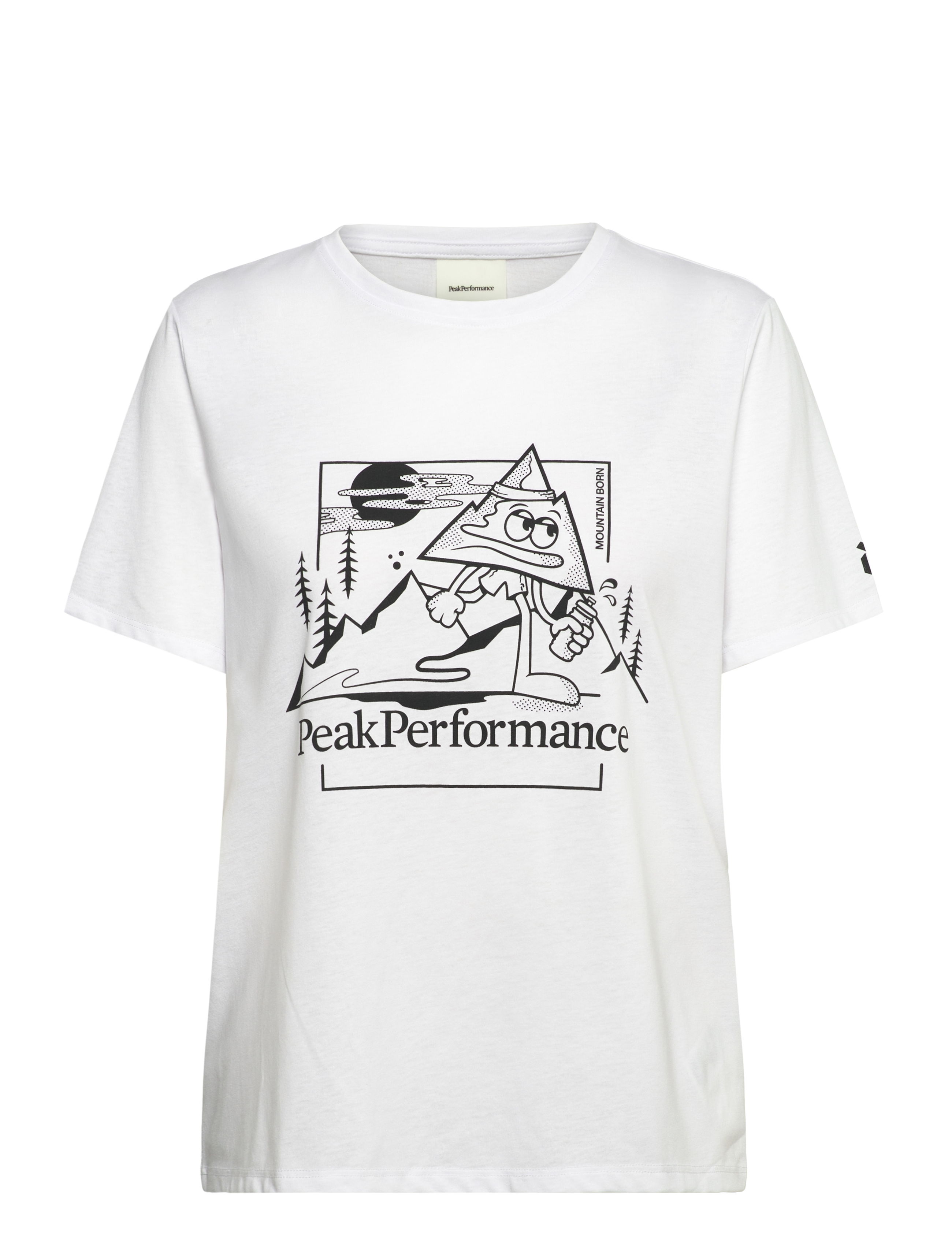 PEAK PERFORMANCE W Explore Graphic Tee Weiß - XS - Damen