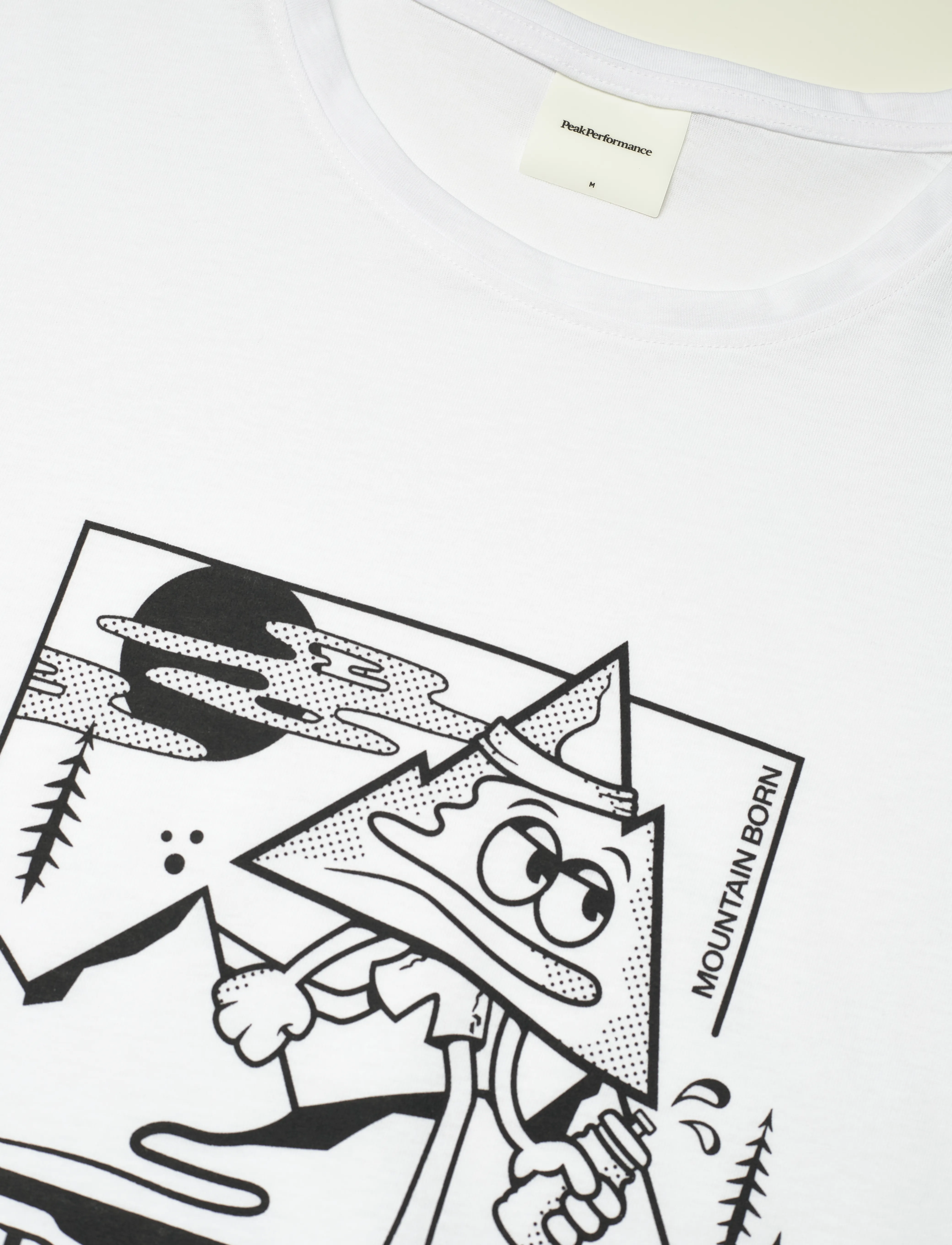 Peak Performance - W Explore Graphic Tee - t-skjorter - white - 2
