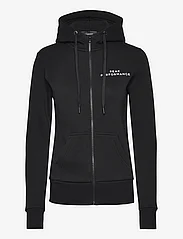 Peak Performance - FI W Zip Hood - mid layer jackets - black - 0