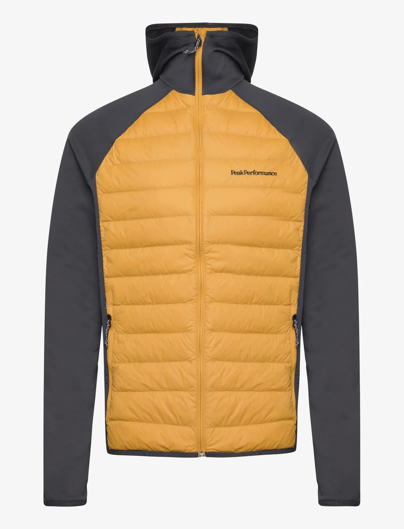 Peak Performance - M Down Hybrid Hood Jacket - spring jackets - blaze tundra - 0