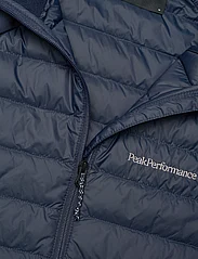 Peak Performance - M Down Hybrid Hood Jacket - vårjackor - blue shadow - 3