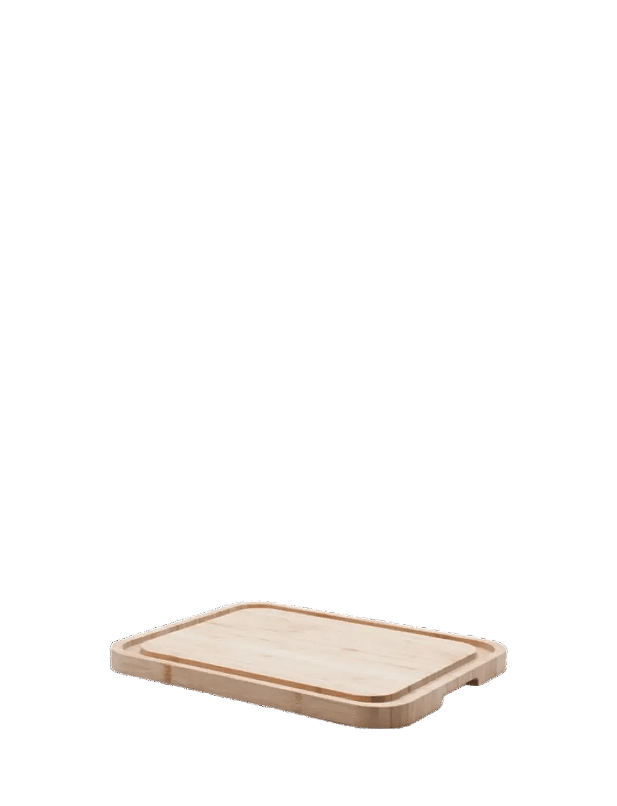Pebbly - Pebbly Cheese box glass/bamboo - käsedosen - clear - 2
