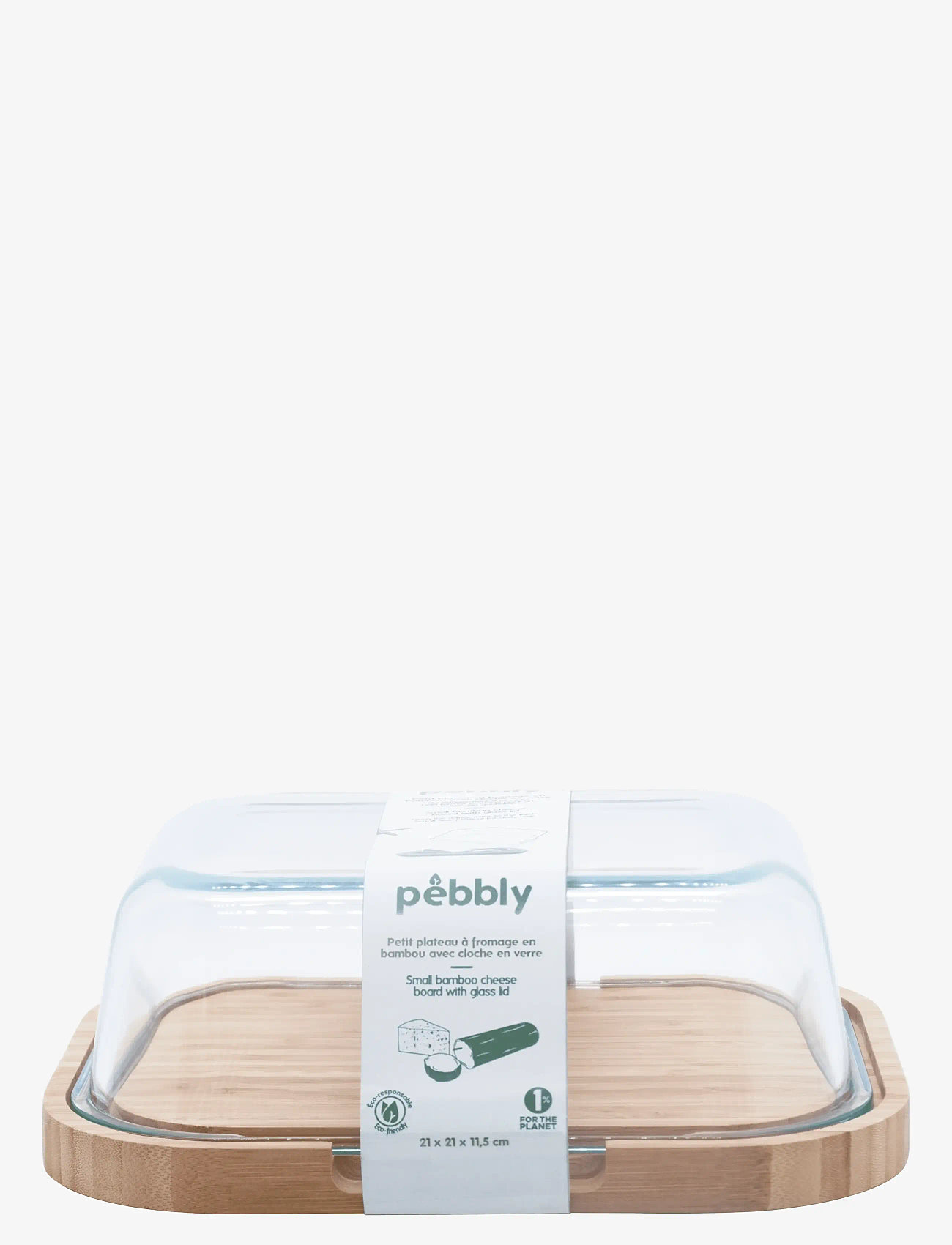 Pebbly - Pebbly Cheese Box M - käsedosen - clear - 1
