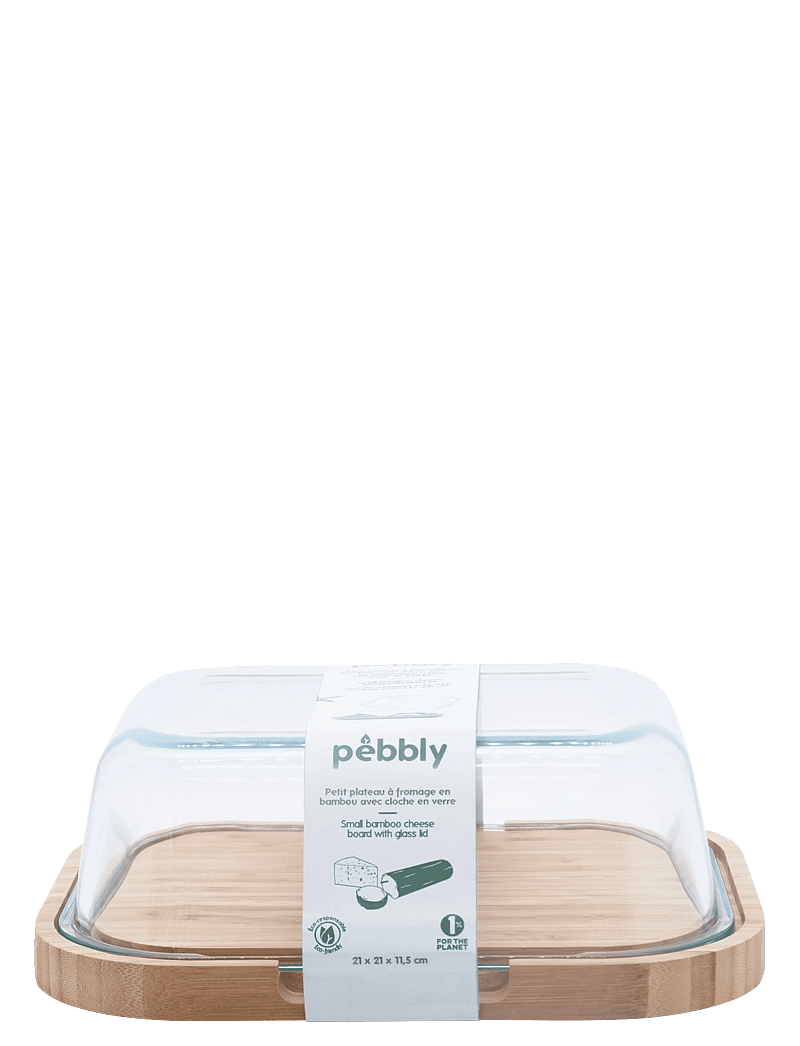 Pebbly - Pebbly Cheese Box M - käsedosen - clear - 1