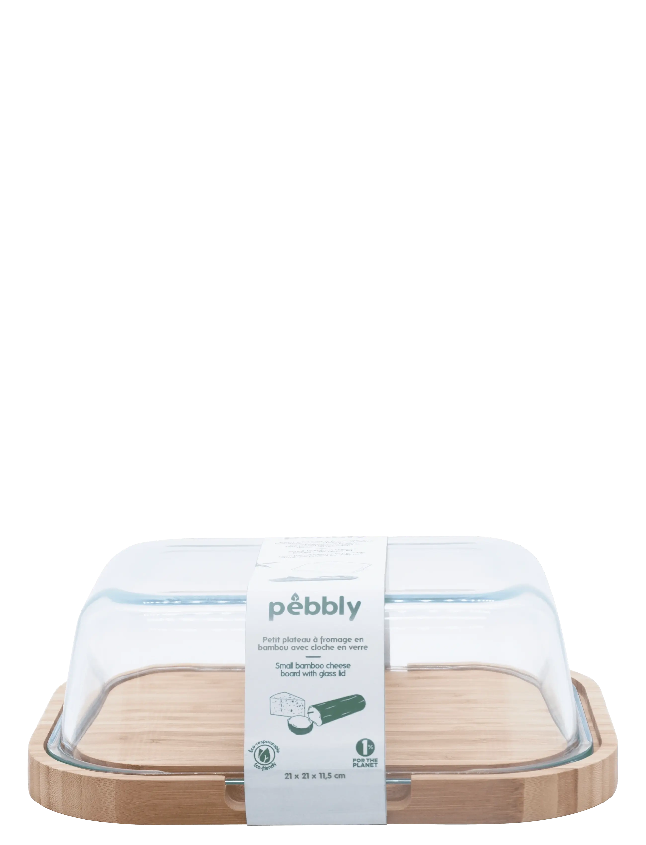 Pebbly Pebbly Cheese Box M - Köök - CLEAR / undefined