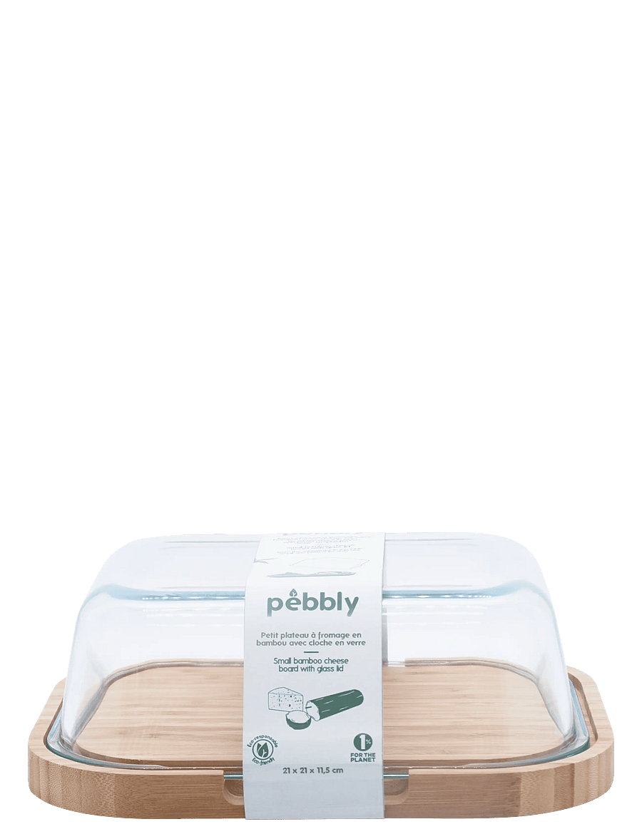 Pebbly - Pebbly Cheese Box M - juustu karbid - clear - 1