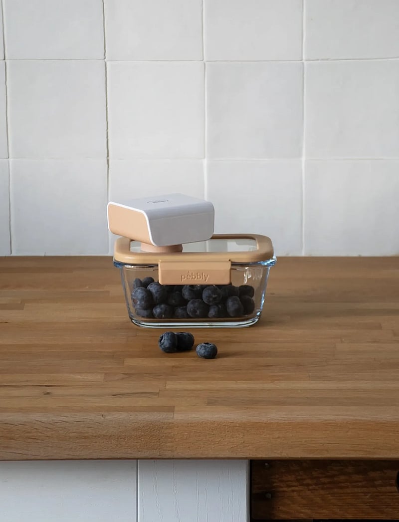 Pebbly - Pebbly rechargeable electronic vacuum pump - vakuumverpacker - clear - 4