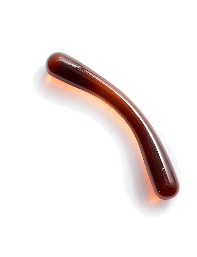 Peech - Amber Glass Dildo - amber - 1