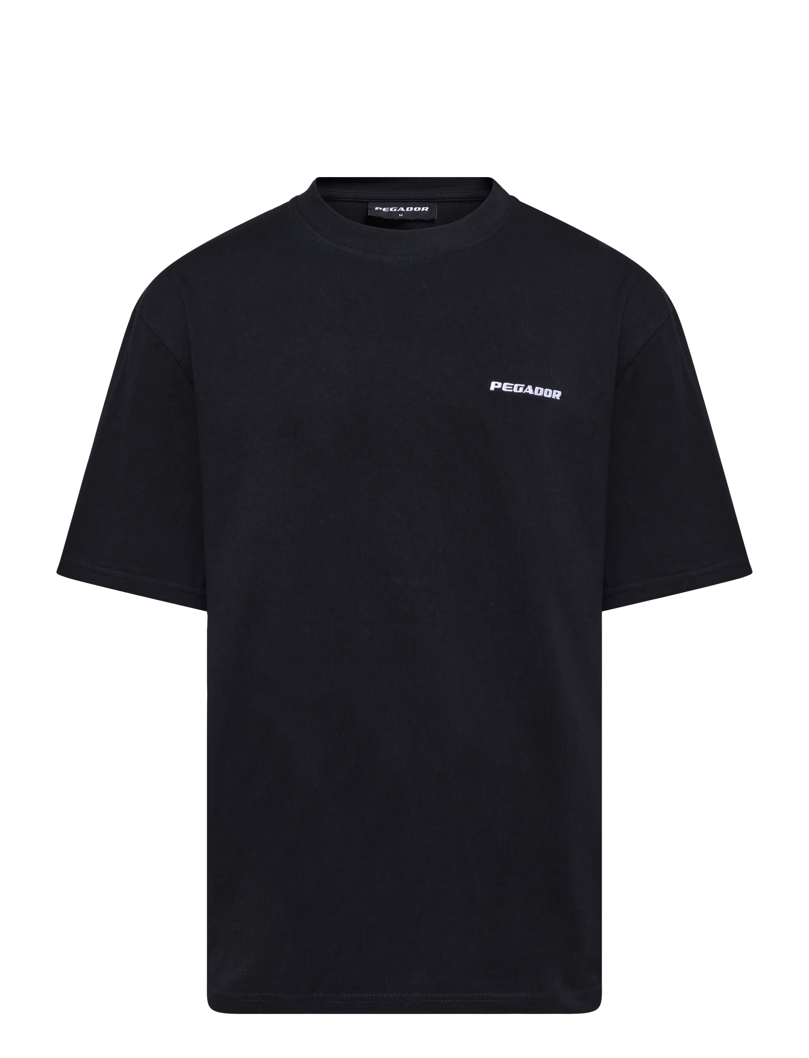 Pegador Logo Oversized Tee - T-Shirts - WASHED BLACK / black