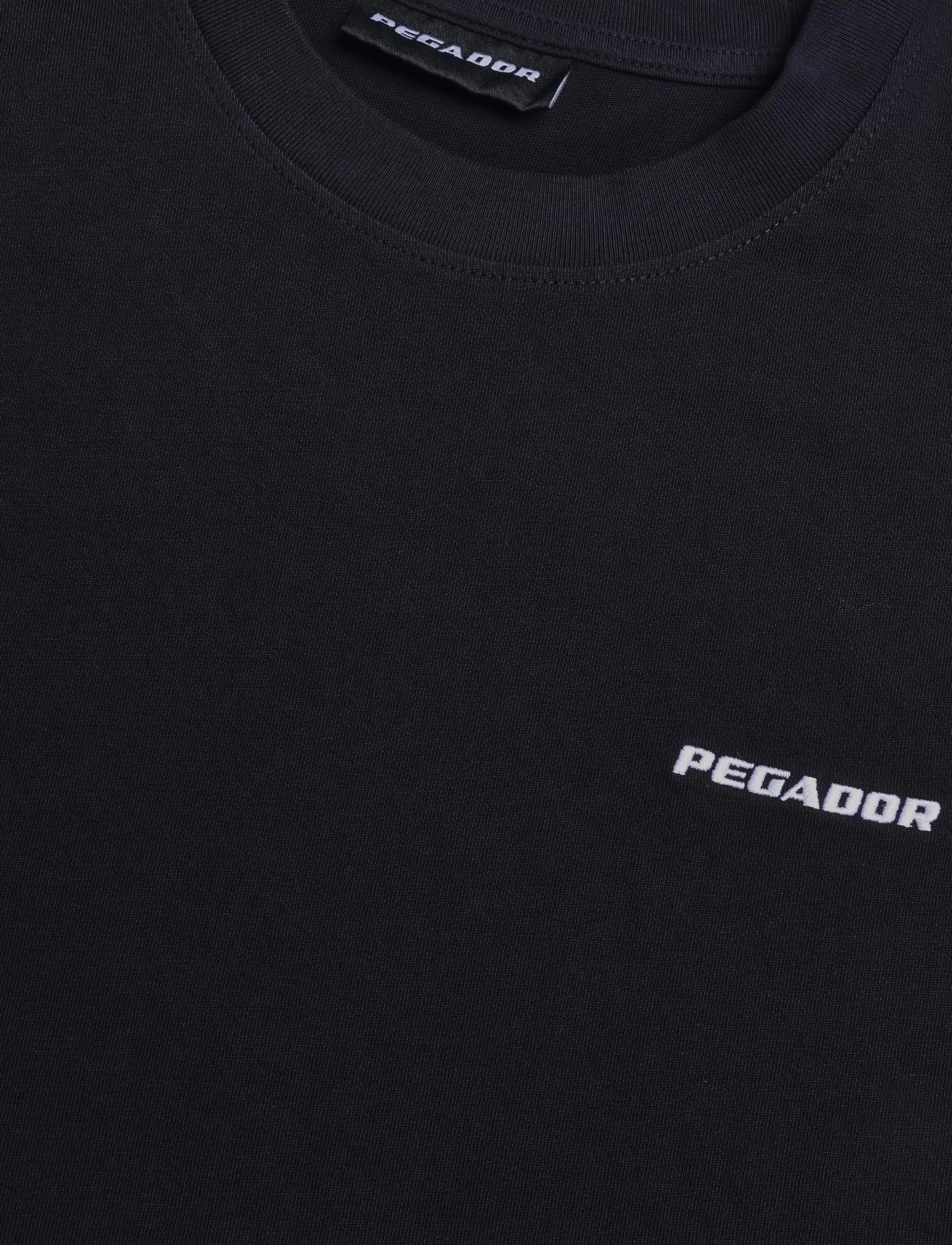Pegador - Logo Oversized Tee - kurzärmelige t-shirts - washed black - 2