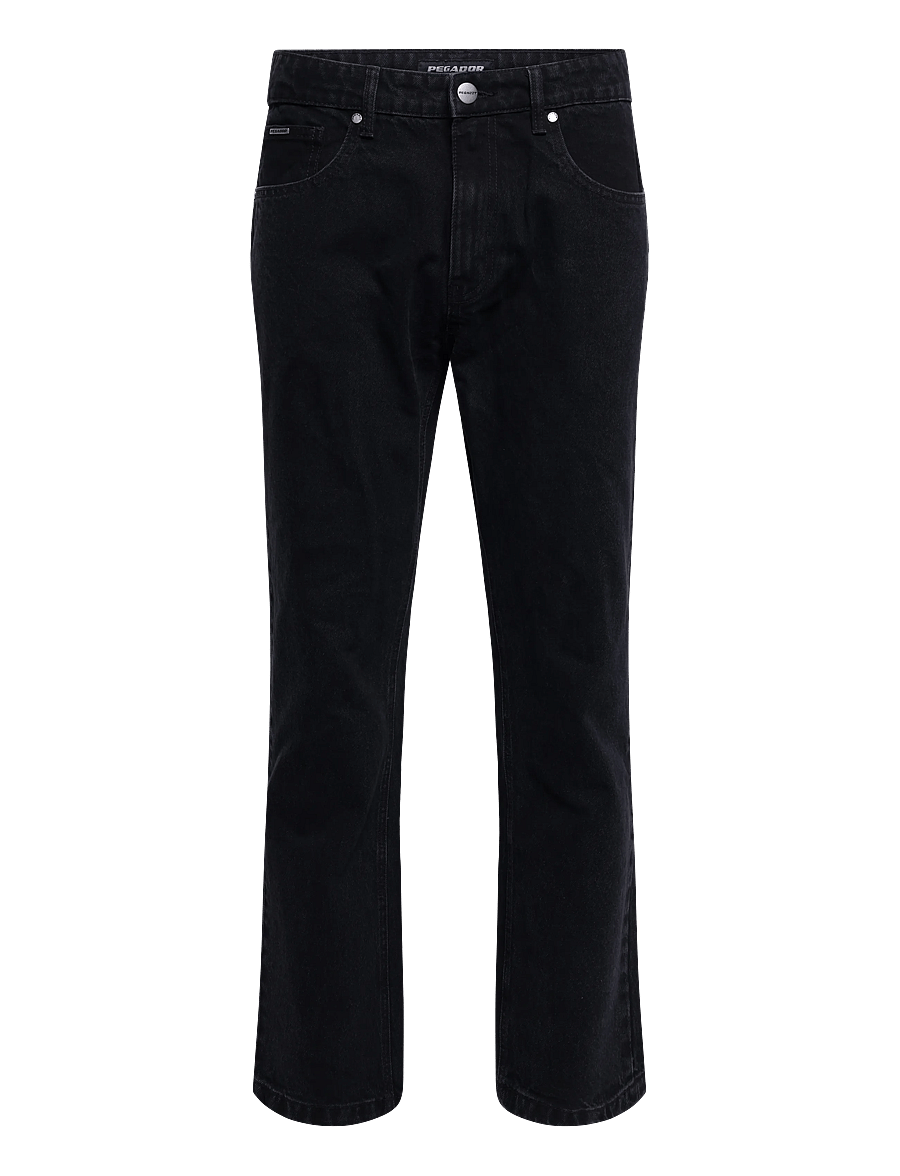 Pegador - BAURES STRAIGHT JEANS - normale jeans - washed black - 0