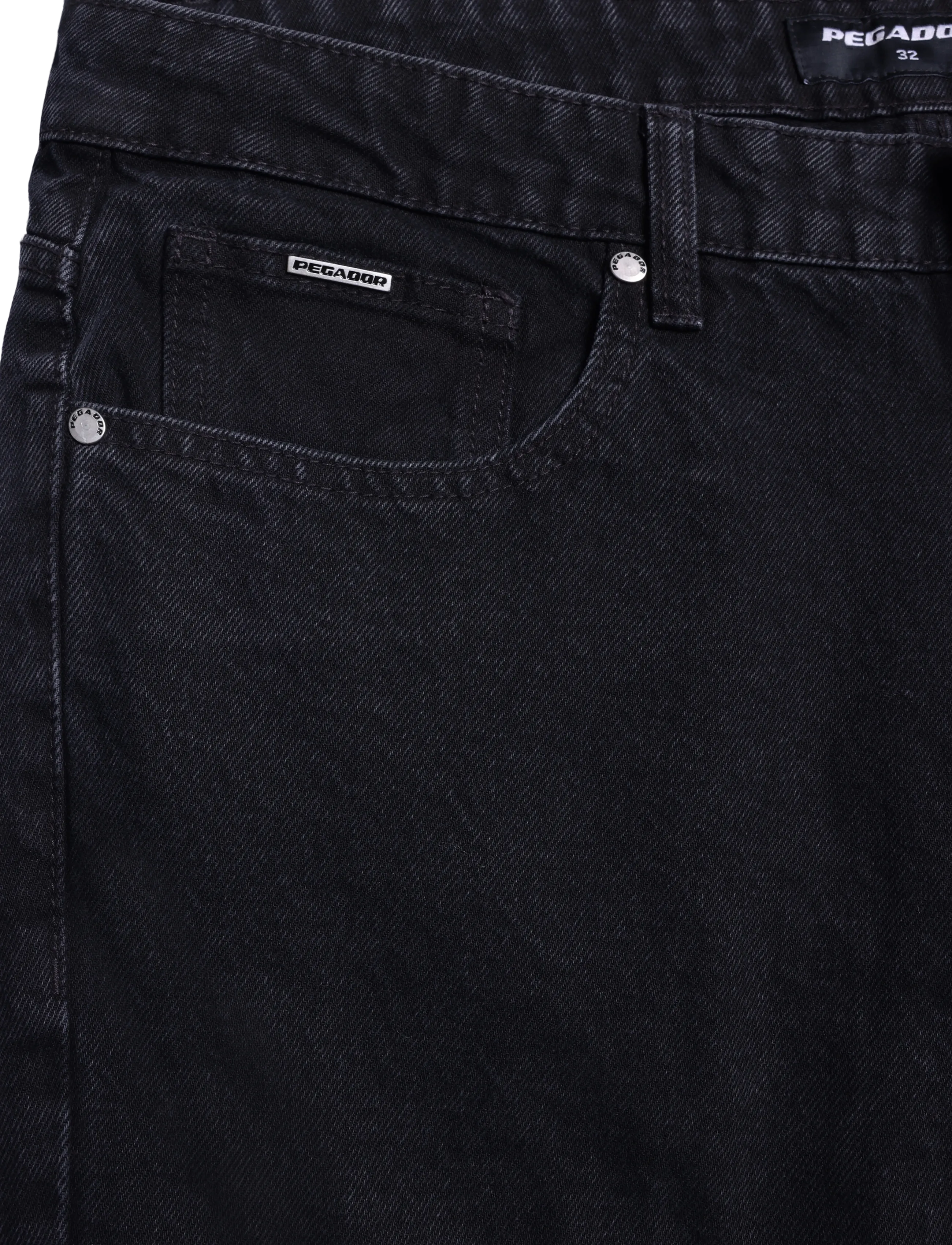 Pegador - BAURES STRAIGHT JEANS - normale jeans - washed black - 2
