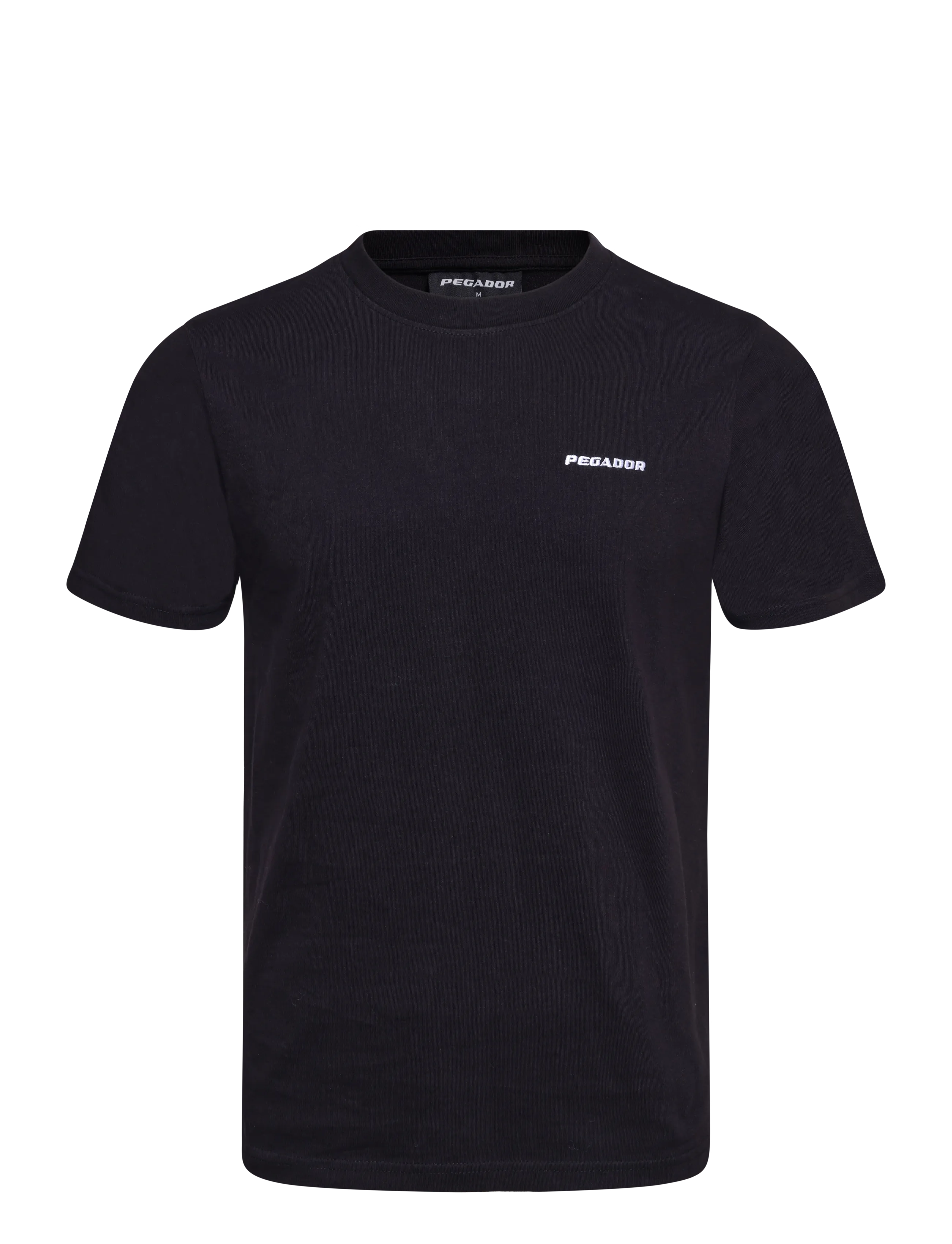Pegador Logo Slim Tee - T-Shirts - WASHED BLACK WHITE / black
