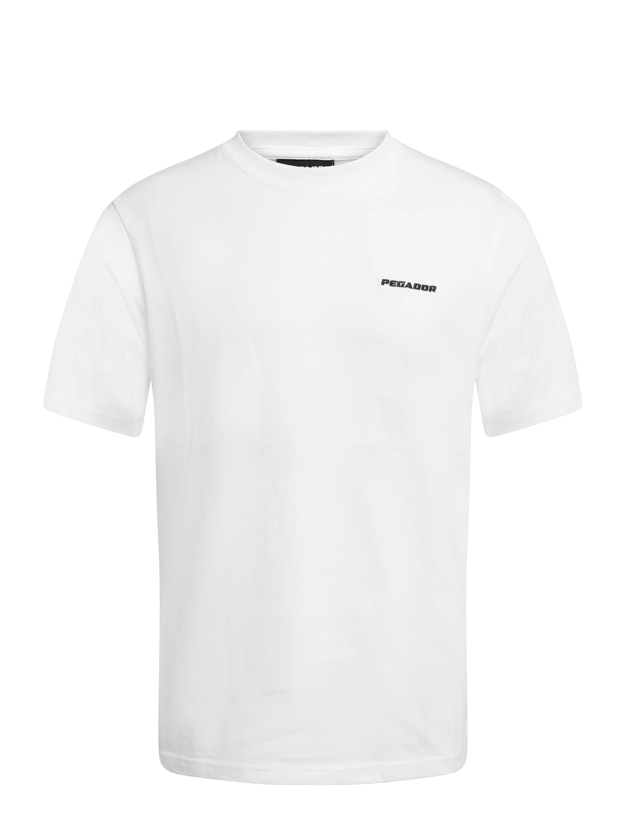 Pegador Logo Slim Tee - T-Shirts - WHITE BLACK / white
