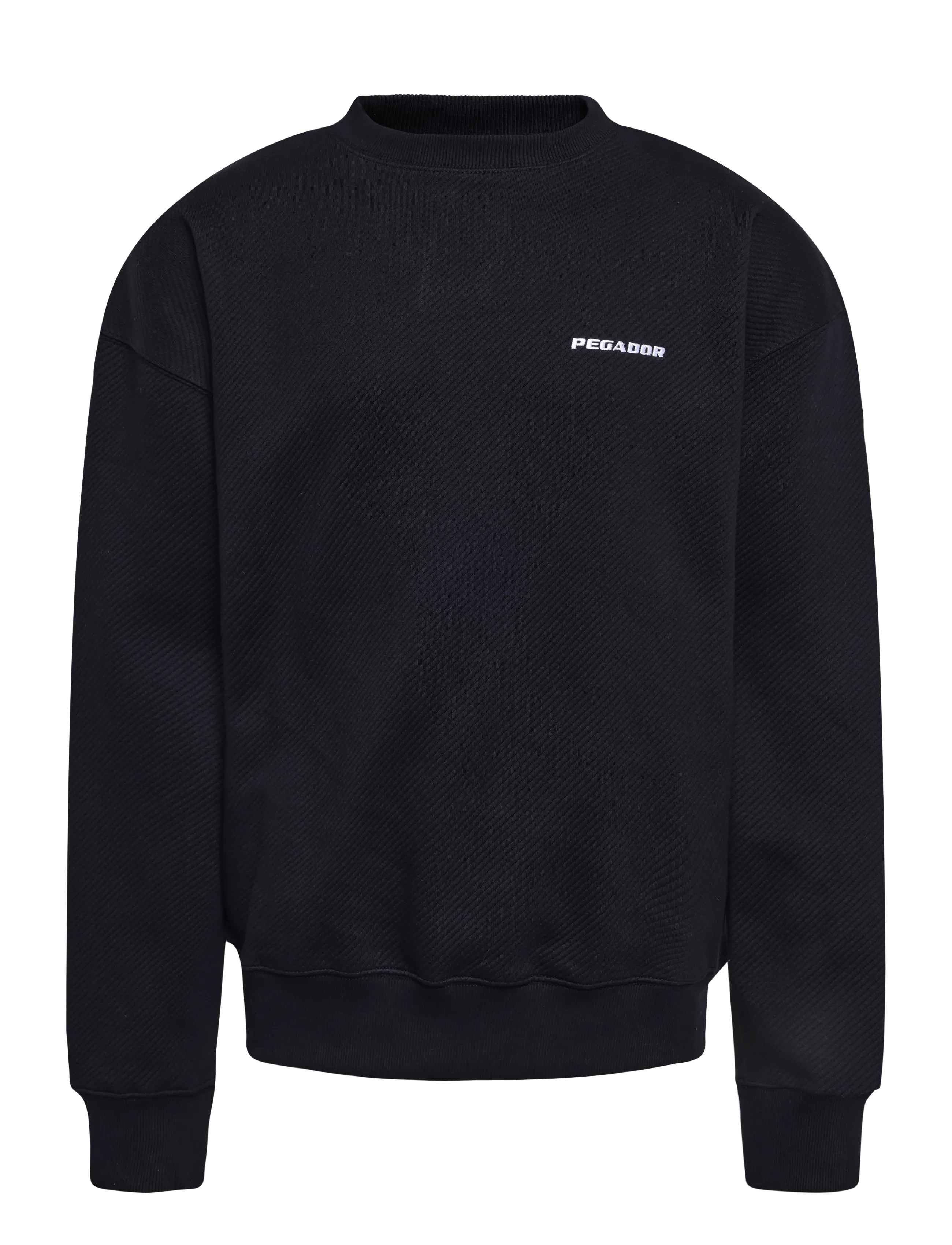 Pegador Tate Structured Oversized Sweater - Pegador - WASHED BLACK / black