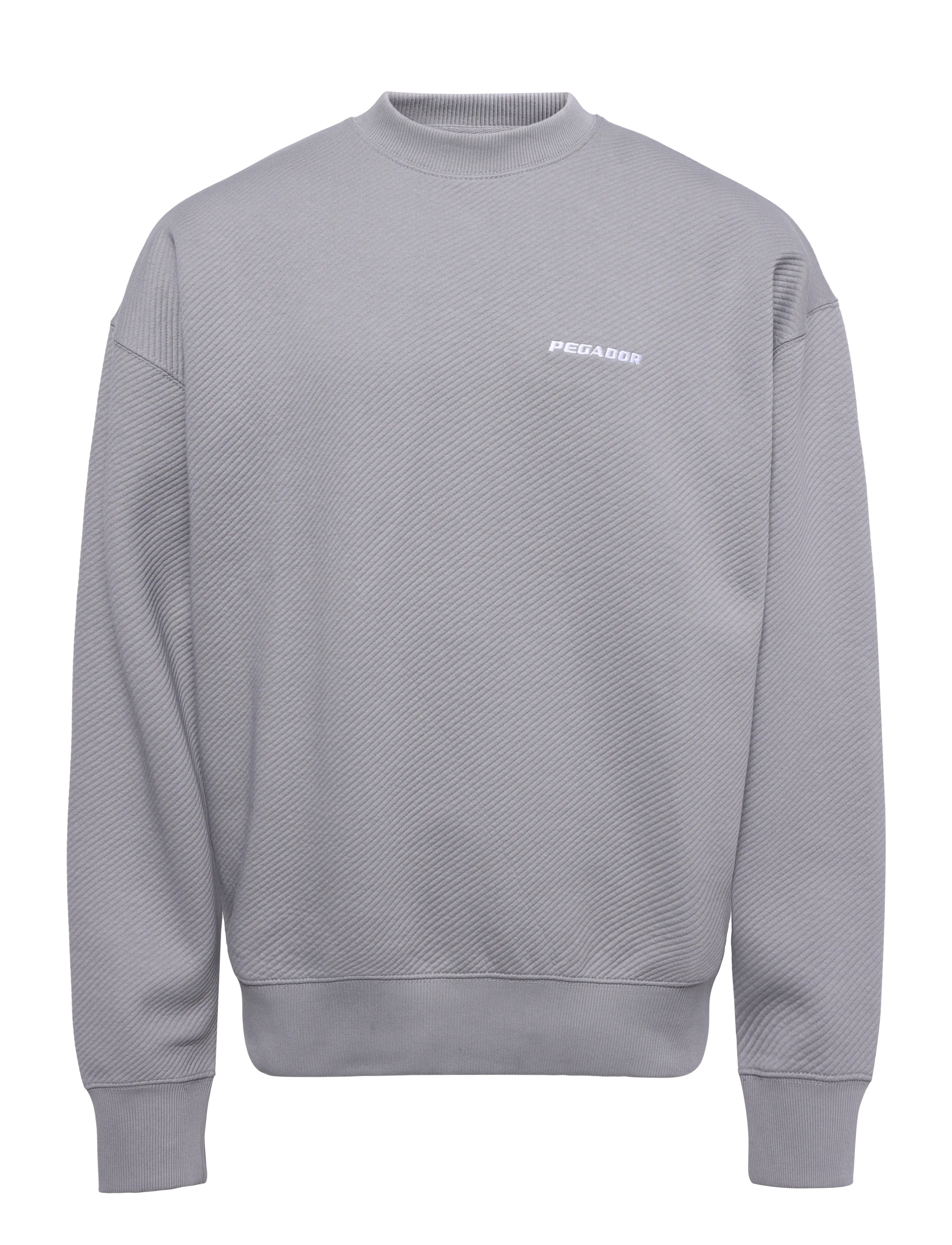 Pegador Tate Structured Oversized Sweater - Pegador - WASHED GREY / grey