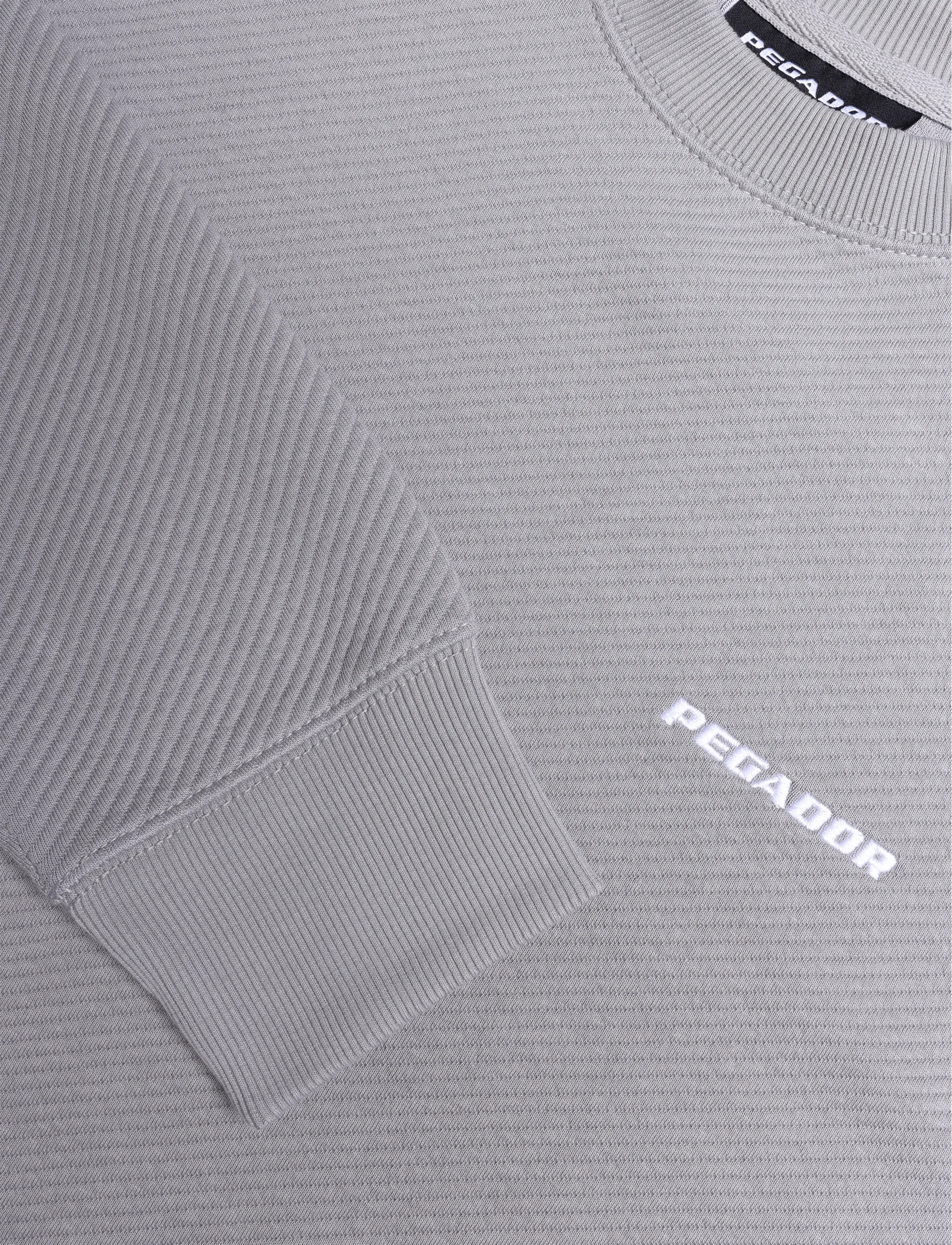 Pegador - Tate Structured Oversized Sweater - sweatshirts - washed grey - 2
