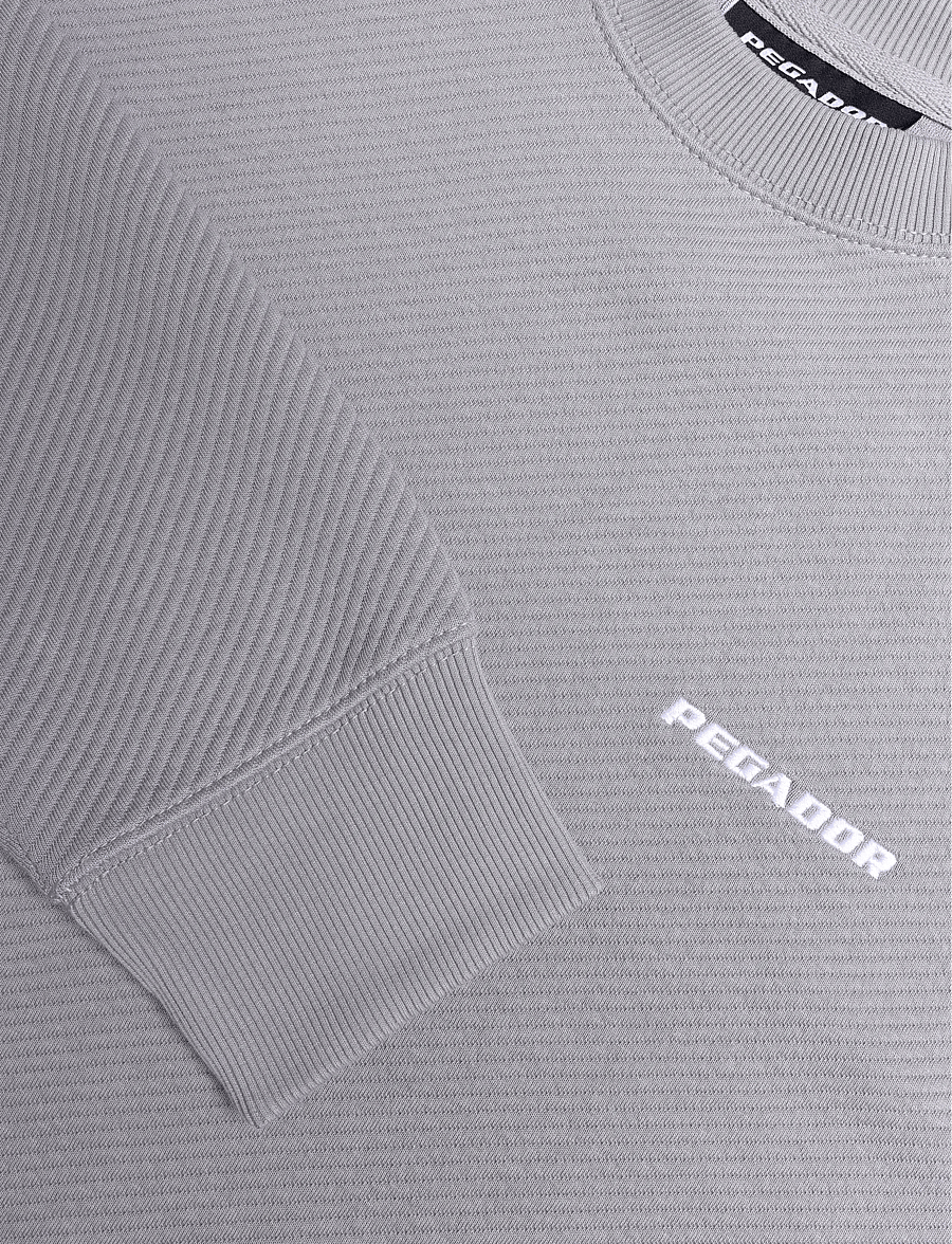 Pegador - Tate Structured Oversized Sweater - sweatshirts - washed grey - 2
