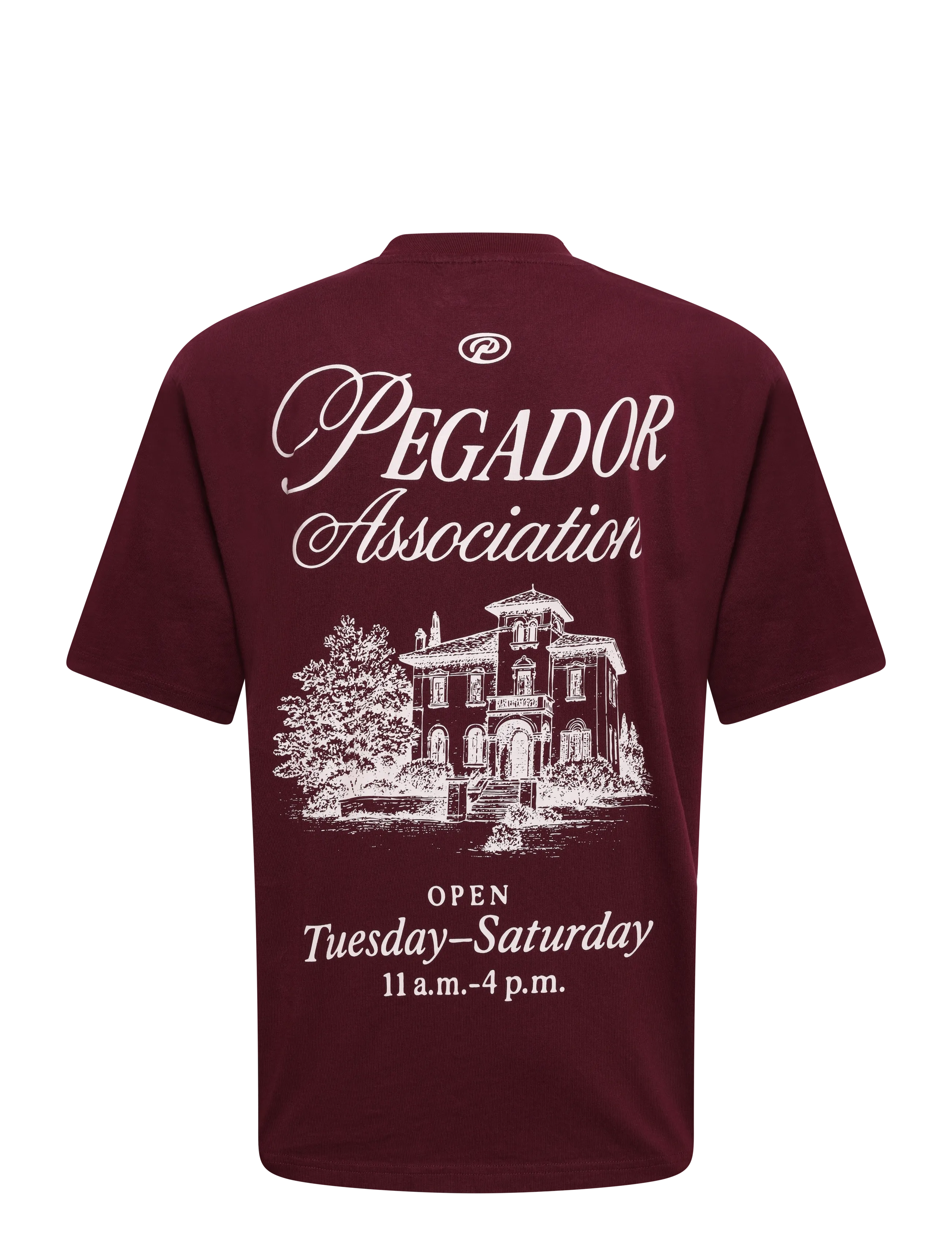 Pegador - Carloforte Oversized Tee - kurzärmelige t-shirts - washed dark red - 1