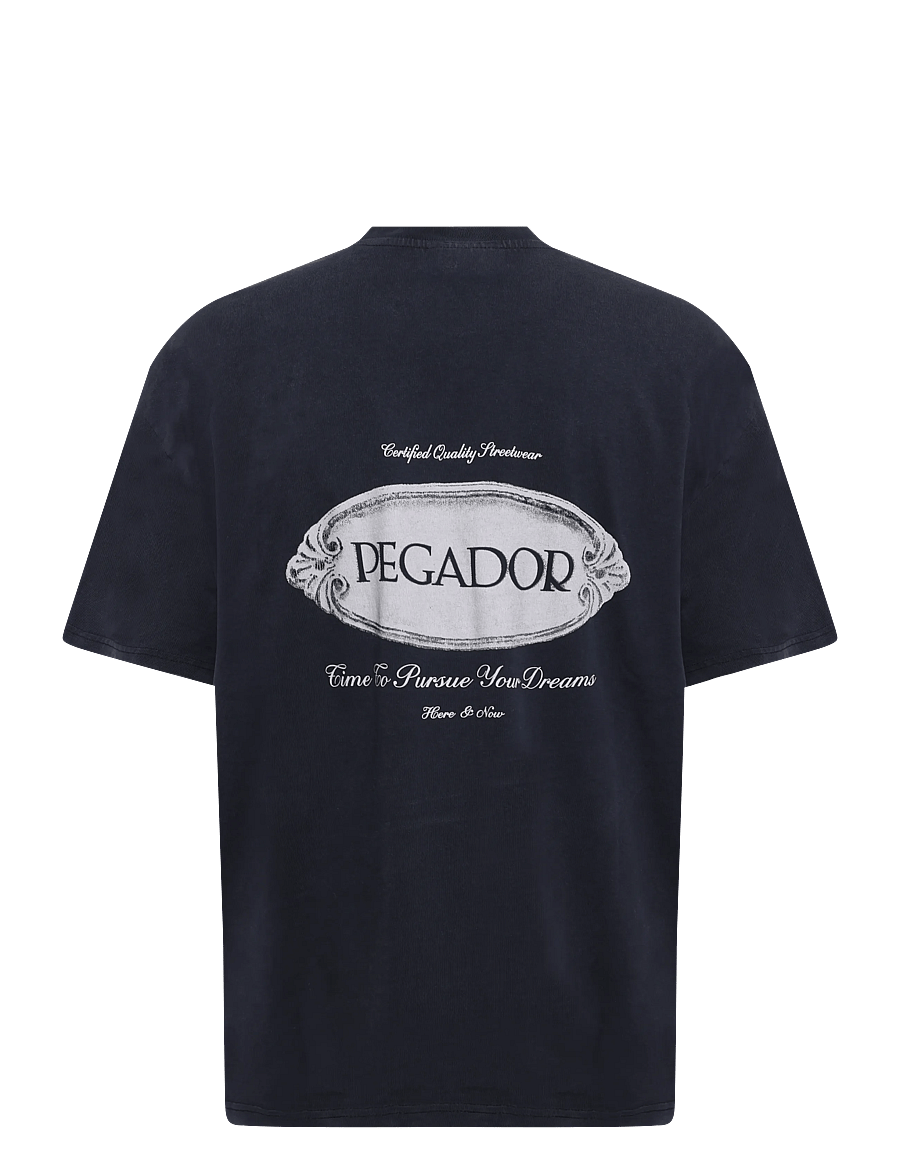 Pegador - Palmoli Oversized Tee - kurzärmelige t-shirts - vintage black - 1