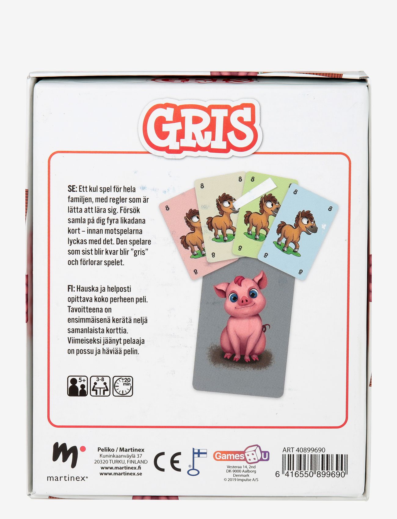Peliko - GRIS CARD GAME - kortspil - multi-coloured - 1