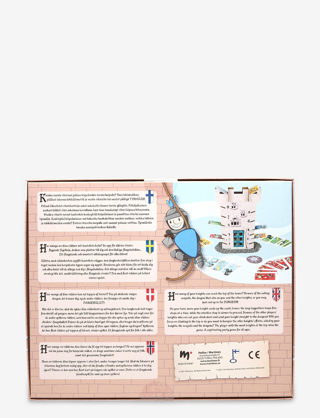Peliko - MÅSEN, DRAKEN OCH KASTELLET - aktiiviset pelit - multi-coloured - 1