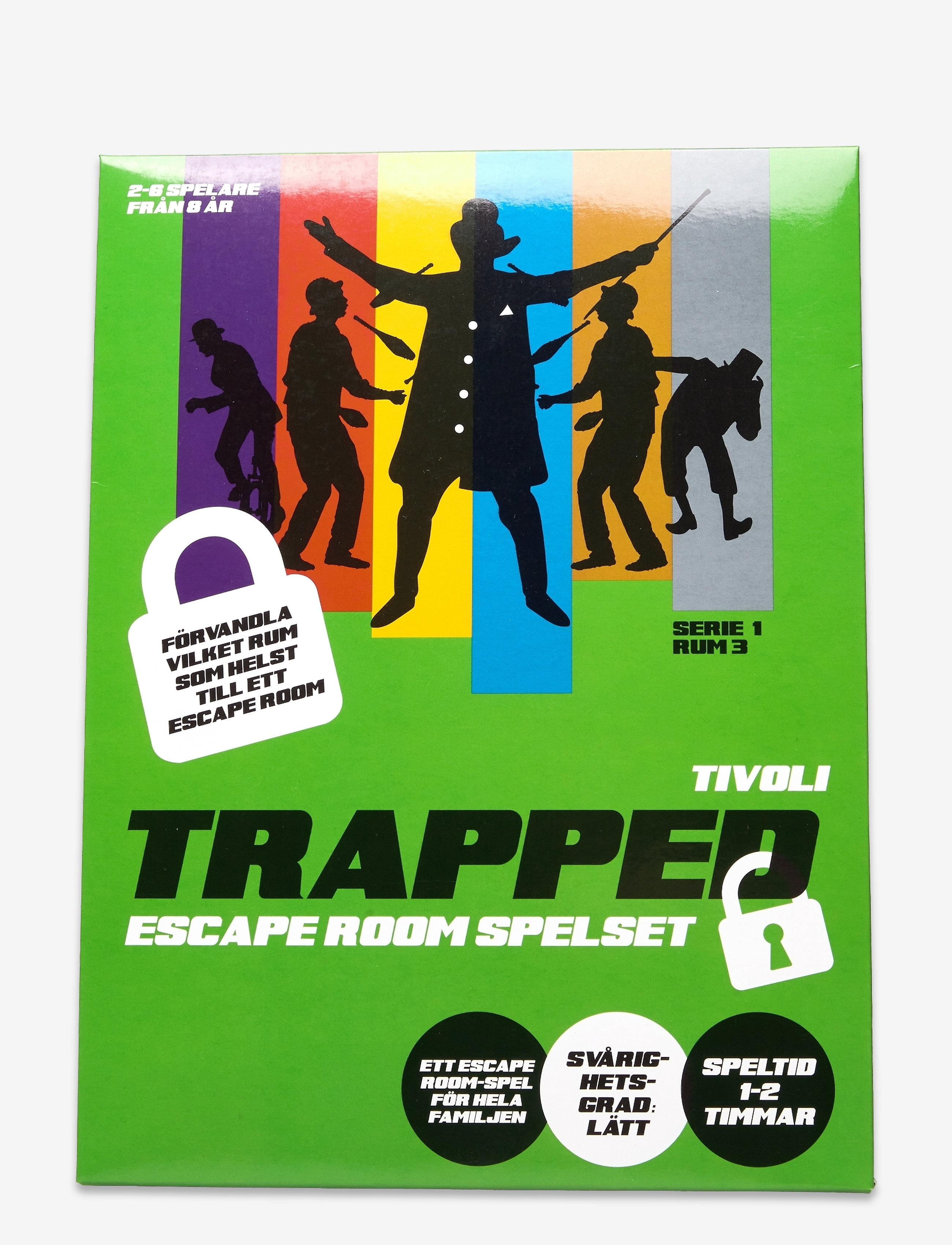 Peliko Trapped Escape Room Carnival, Børn, Active Spil, Multi/mønstret, Str: ONE SIZE