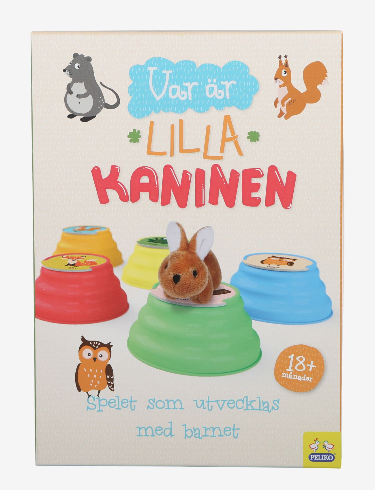 Peliko - VAR ÄR LILLA KANINEN - active games - multi-coloured - 0