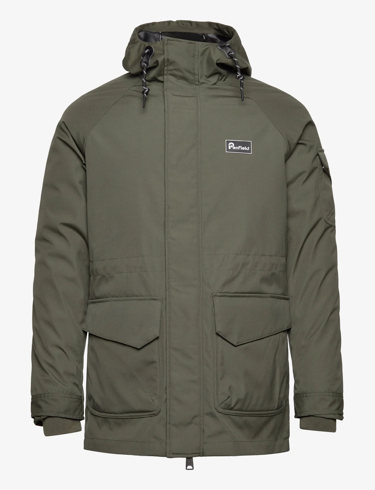 Penfield - Penfield Reverse Badge Fishtail Parka with Removeable Liner - vinterjakker - forest night - 0