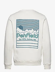 Penfield - Penfield Sunset Mountain Back Graphic Crew Neck Sweat - sweatshirts - marshmallow - 1