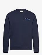 Penfield Sunset Mountain Back Graphic Crew Neck Sweat - NAVY BLAZER