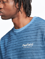 Penfield - Textured Stripe T-Shirt - kortermede t-skjorter - riviera - 4