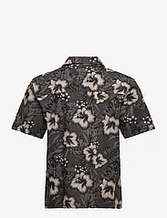 Penfield - Hawaiian Print S/S Shirt - kurzarmhemden - black - 1