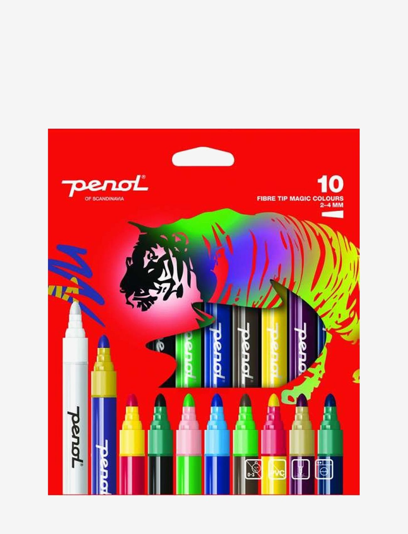 Penol - Magic pen, "600", 10 assorted - multi coloured - 0