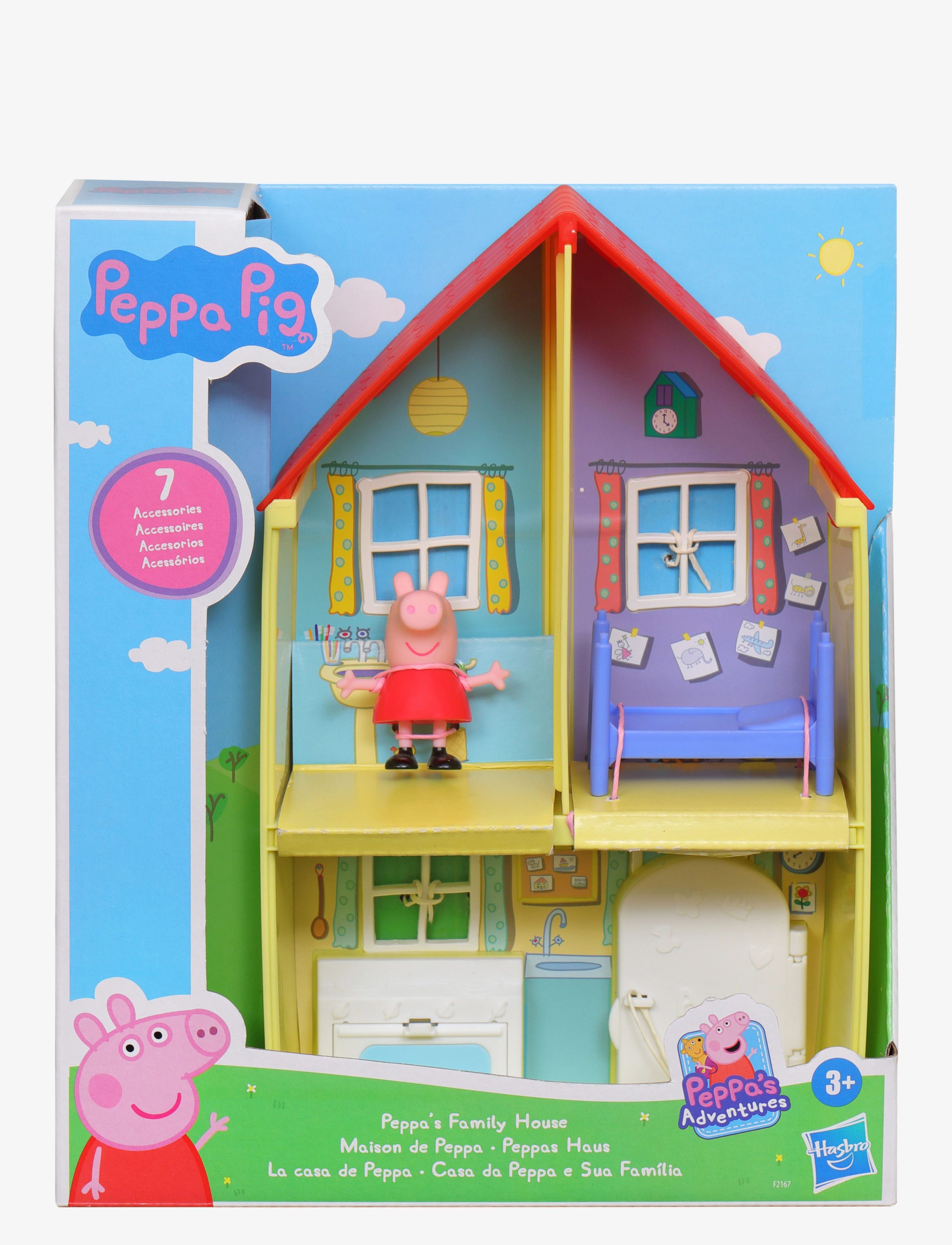 Gurli Gris Peppa Pig Peppa’s Adventures Peppa’s Family House, Børn, Movies & Fairy Tale Characters, Multi/mønstret, Str: ONE SIZE