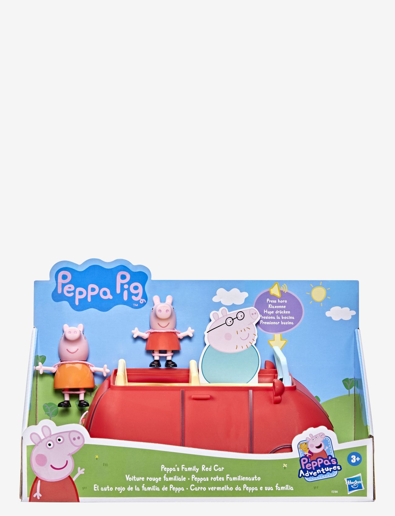 Peppa Pig - Peppa Pig Peppa’s Adventures Peppa’s Family Red Car - multi coloured - 0